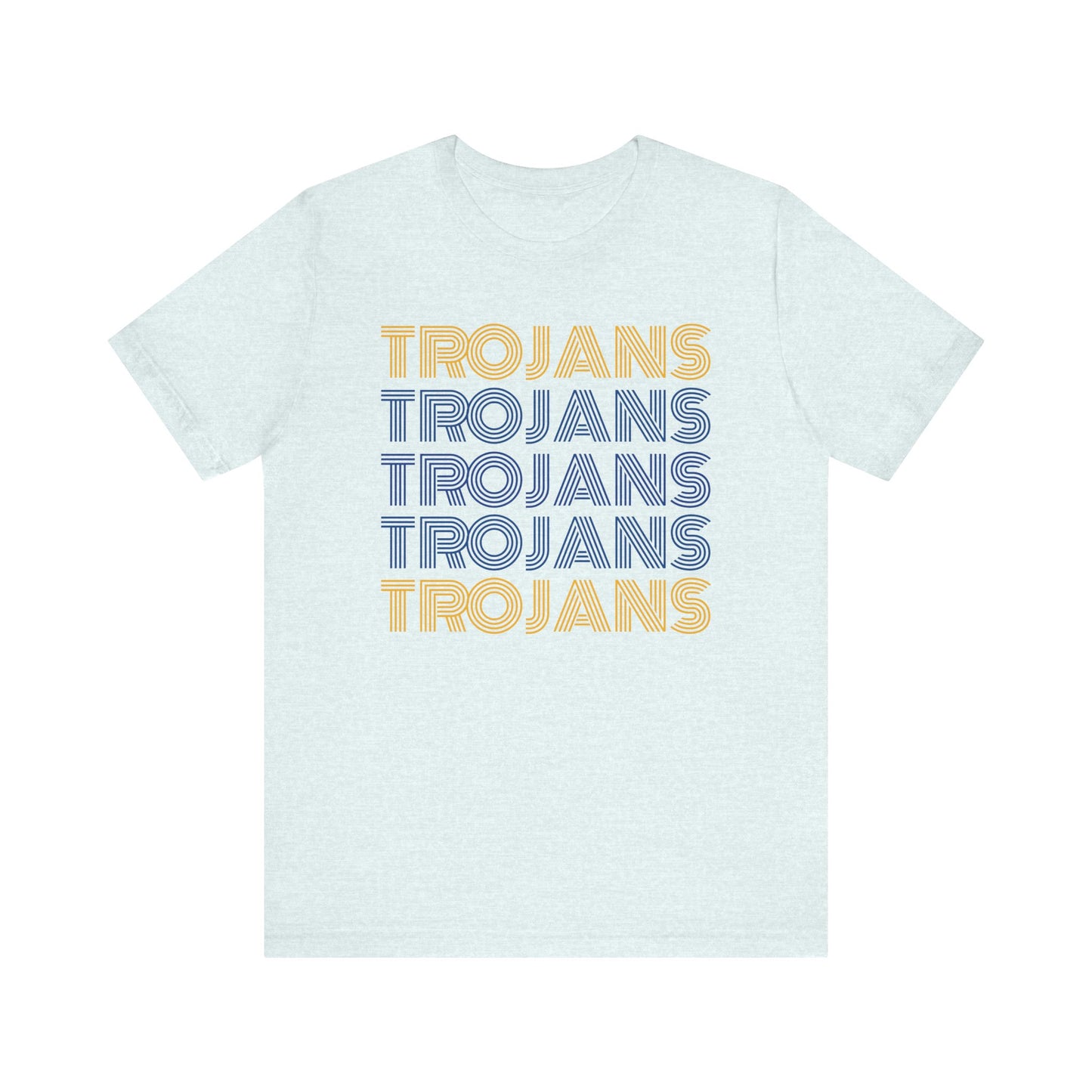 Trojans 5x Line Unisex Jersey Short Sleeve Tee - Multiple Colors