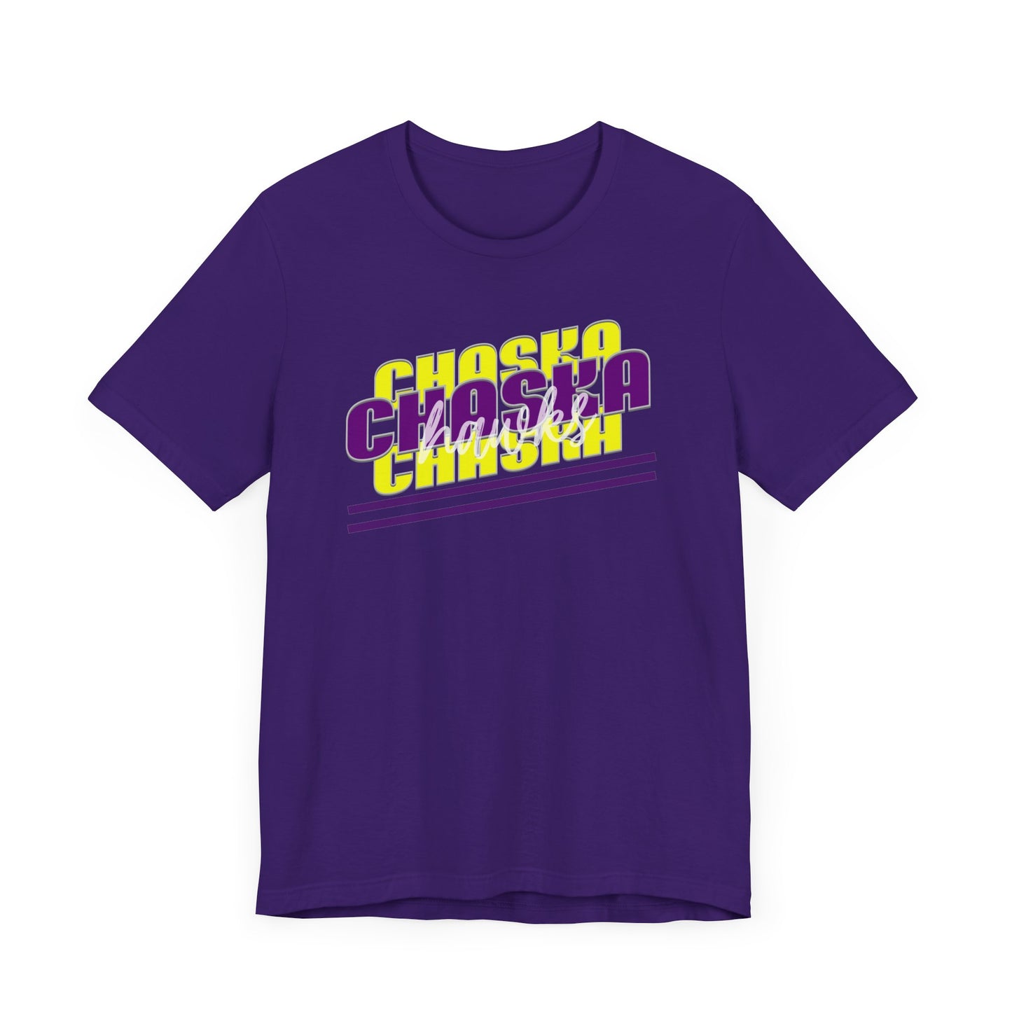 Chaska Hawks Unisex Jersey Short Sleeve Tee - Multiple Colors