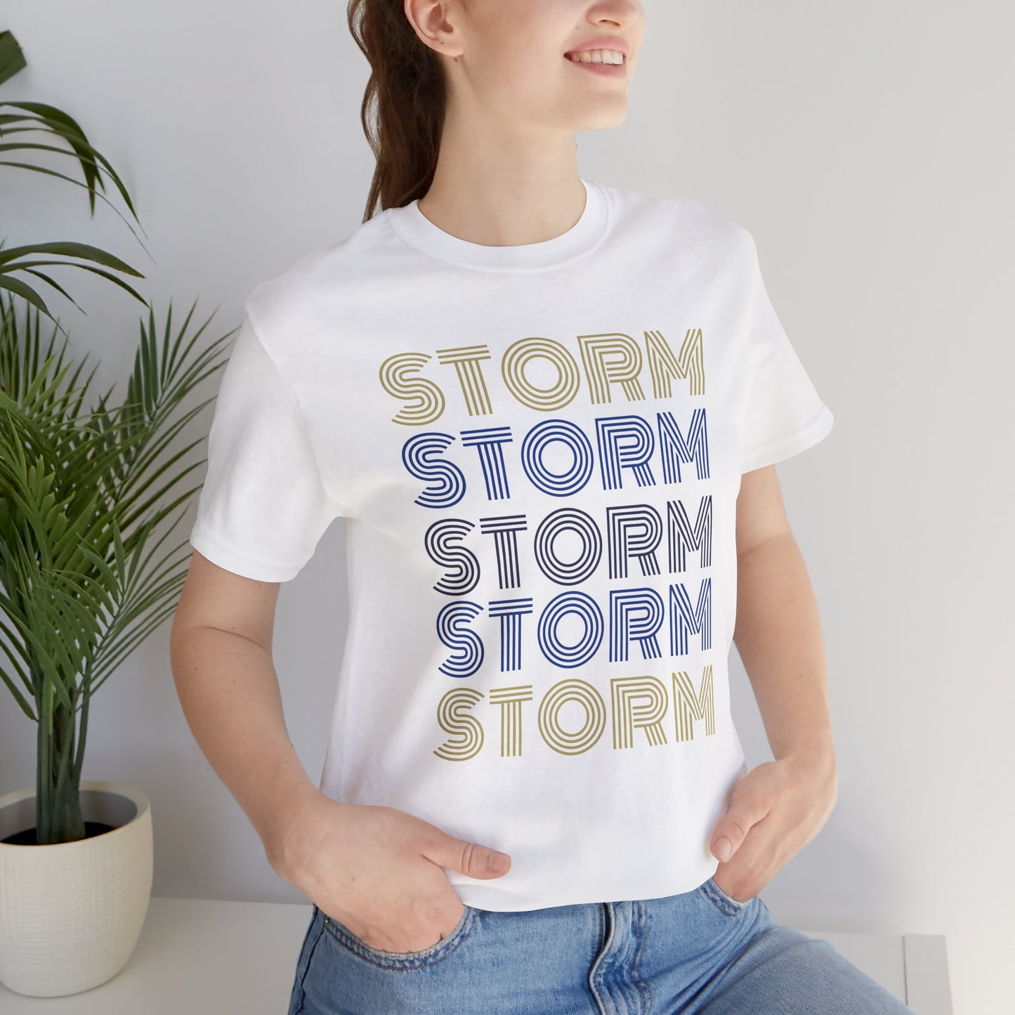 Storm 5x Lines Unisex Jersey Short Sleeve Tee - Multiple Colors