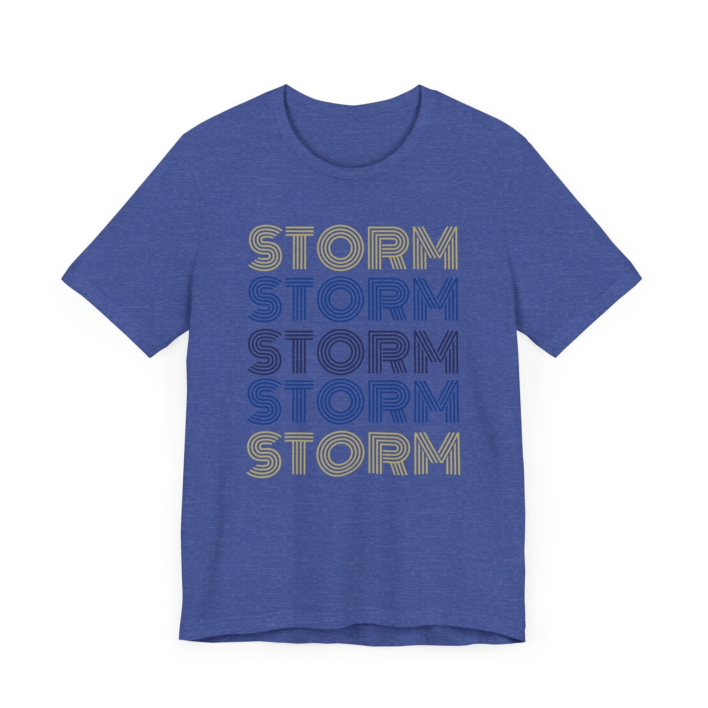 Storm 5x Lines Unisex Jersey Short Sleeve Tee - Multiple Colors