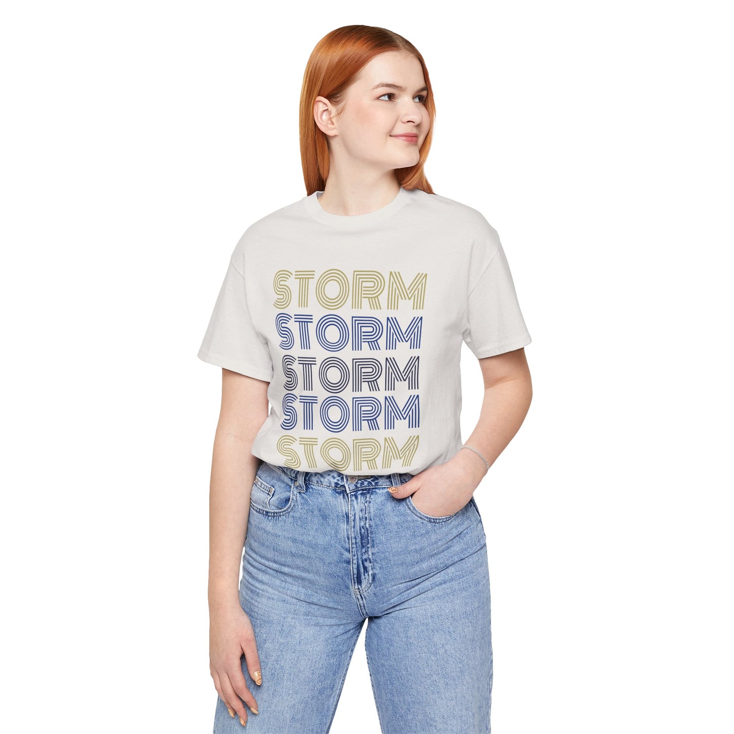 Storm 5x Lines Unisex Jersey Short Sleeve Tee - Multiple Colors