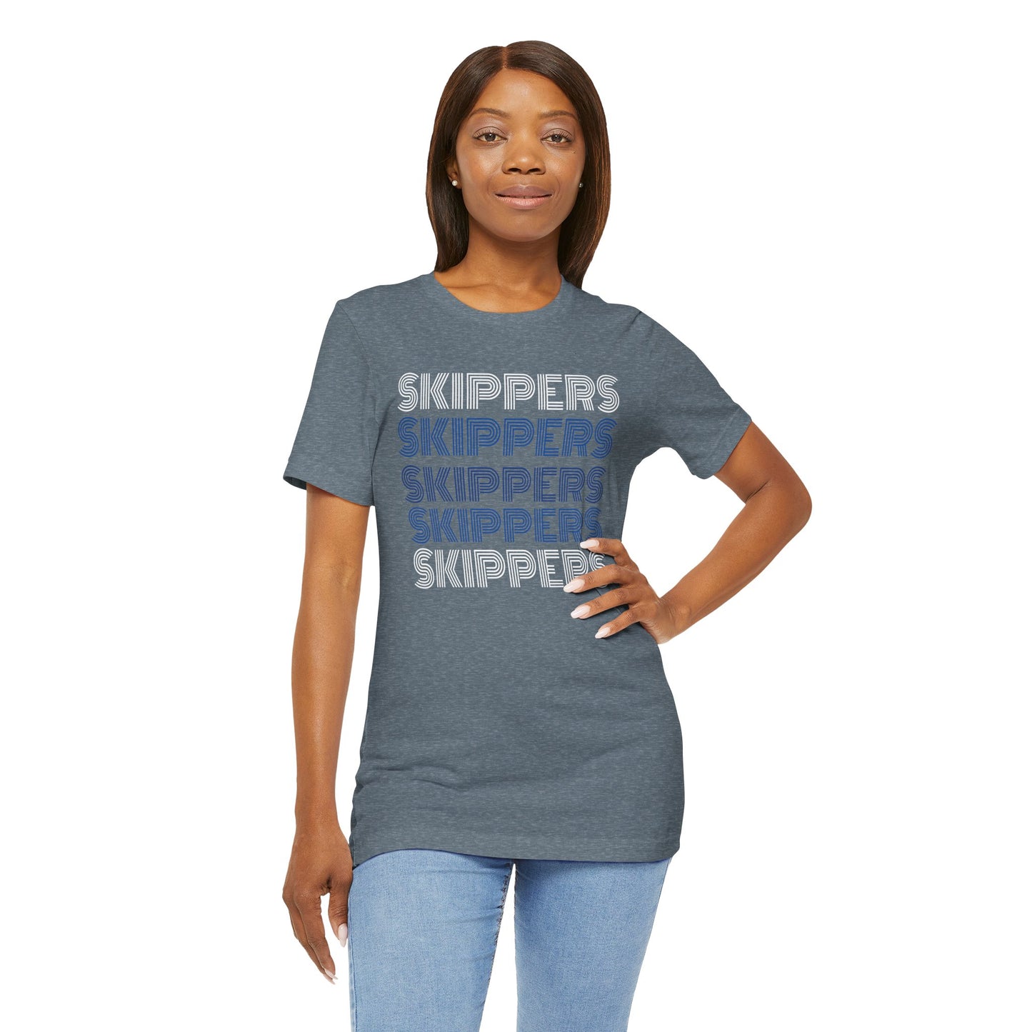 Skippers 5x Line Unisex Jersey Short Sleeve Tee - Multiple Colors