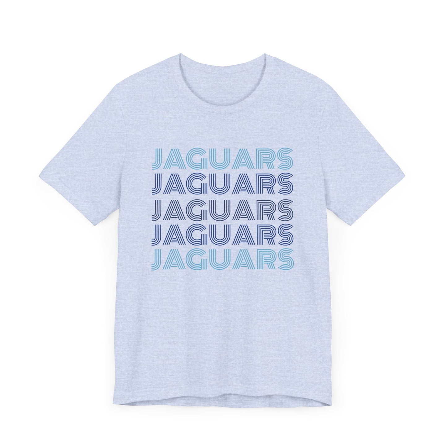 Jaguars 5x Line Unisex Jersey Short Sleeve Tee - Multiple Colors