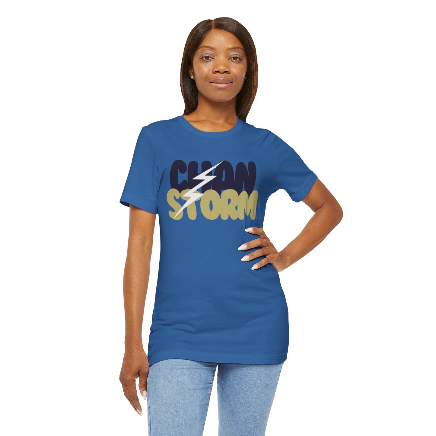 Chan Storm Bubble Letters Unisex Jersey Short Sleeve Tee - Multiple Colors