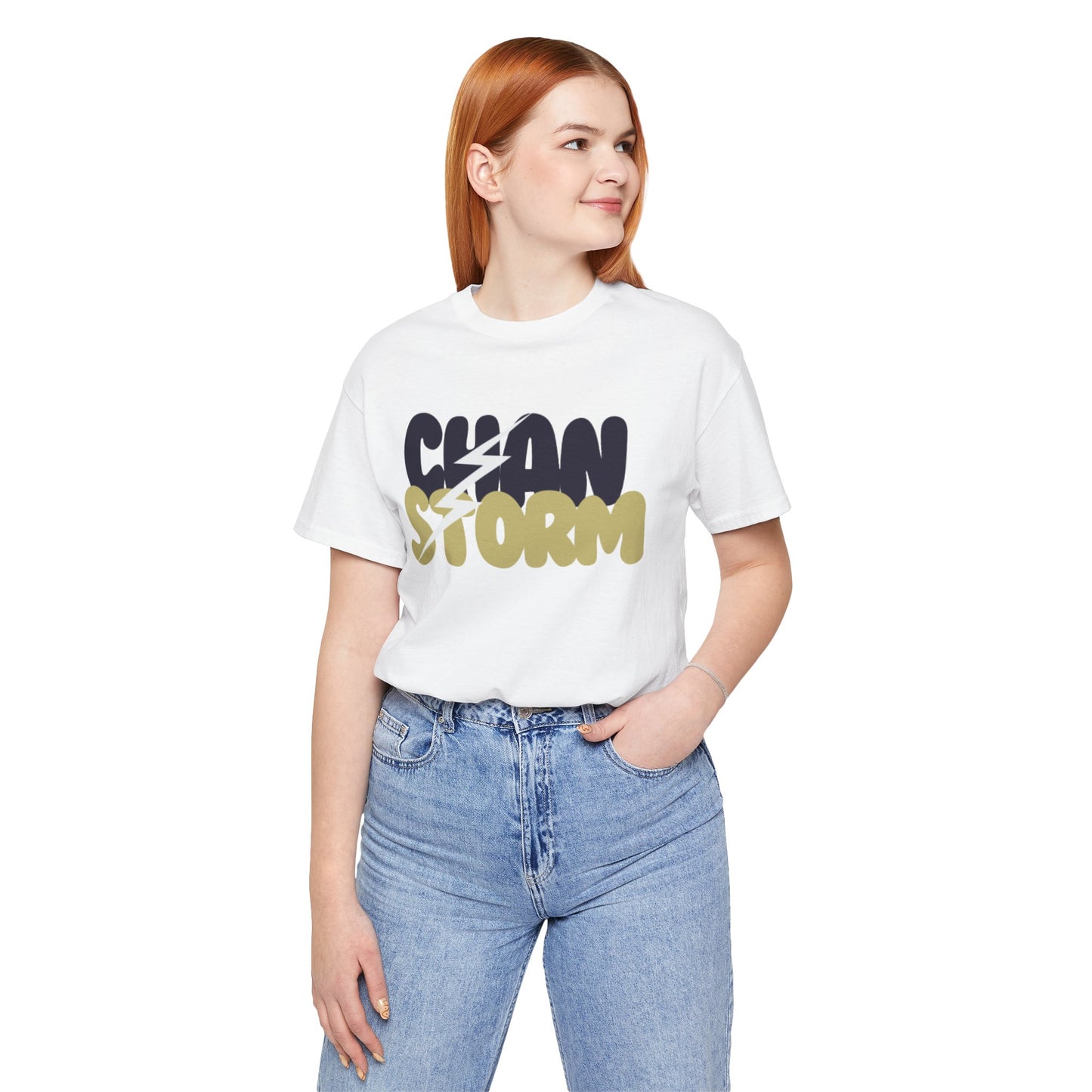 Chan Storm Bubble Letters Unisex Jersey Short Sleeve Tee - Multiple Colors