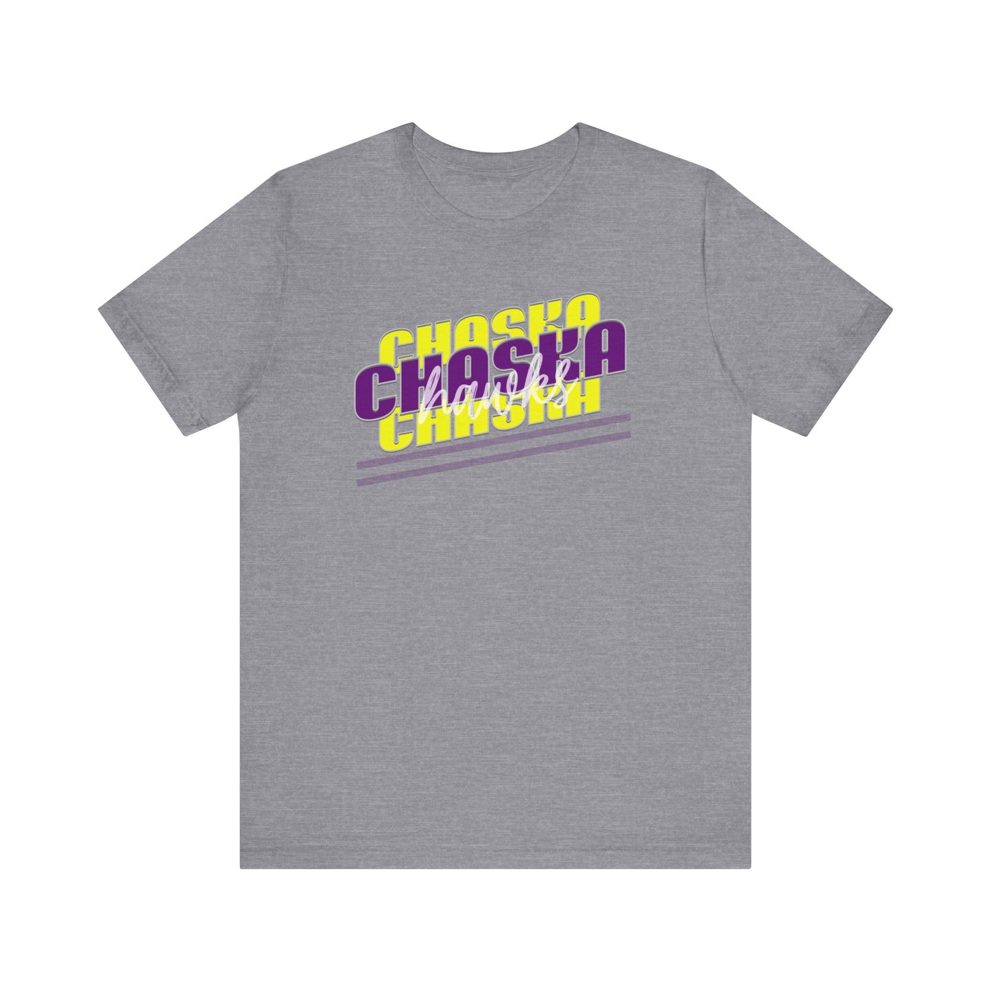 Chaska Hawks Unisex Jersey Short Sleeve Tee - Multiple Colors