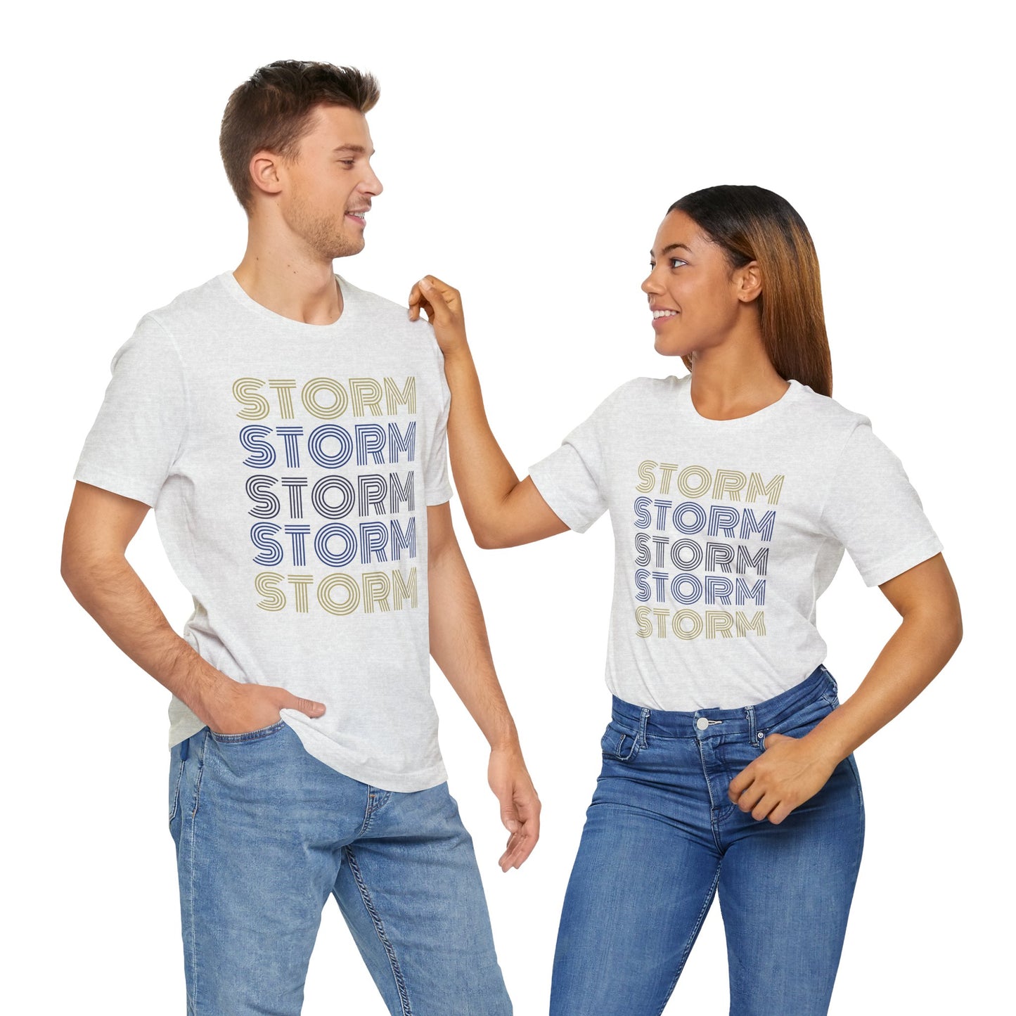 Storm 5x Lines Unisex Jersey Short Sleeve Tee - Multiple Colors