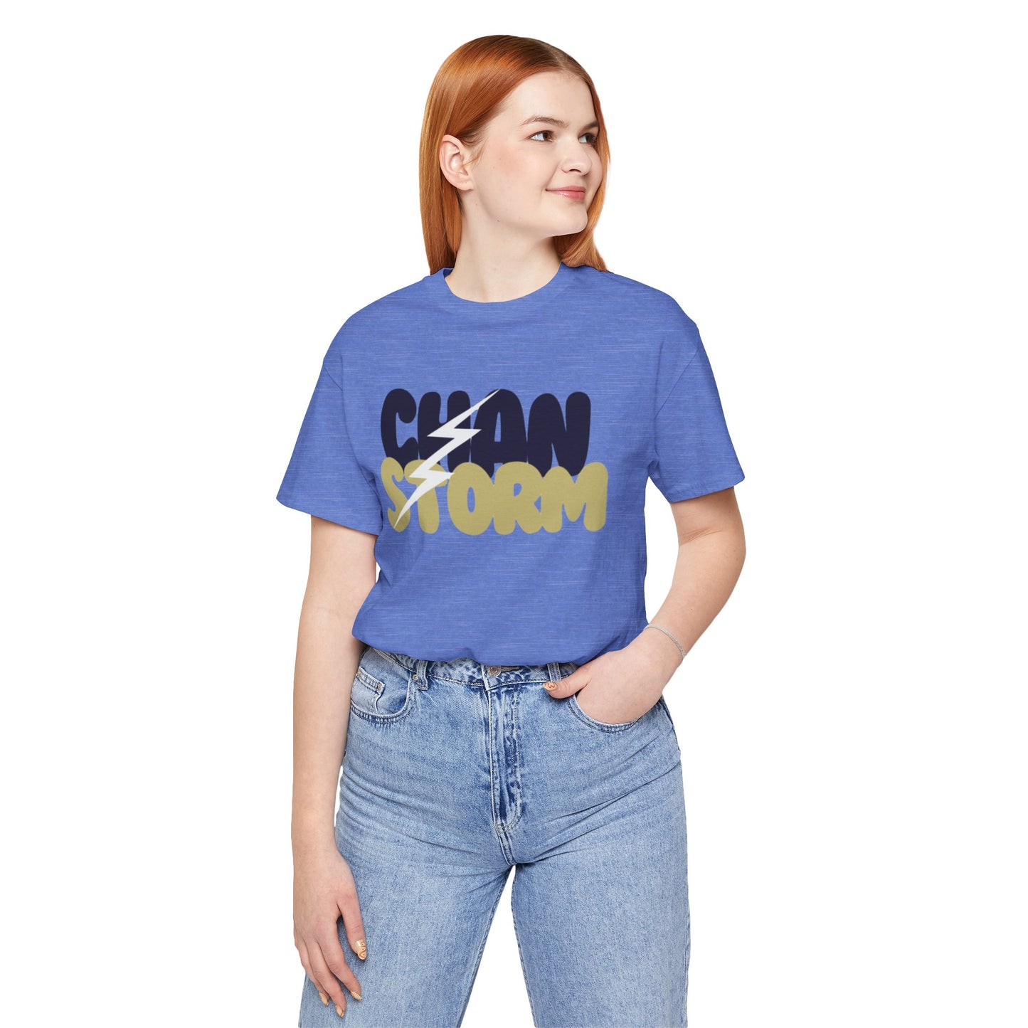 Chan Storm Bubble Letters Unisex Jersey Short Sleeve Tee - Multiple Colors