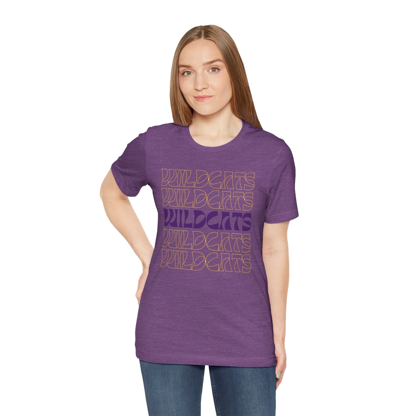 Wildcats 5up Unisex Jersey Short Sleeve Tee - Multiple Colors