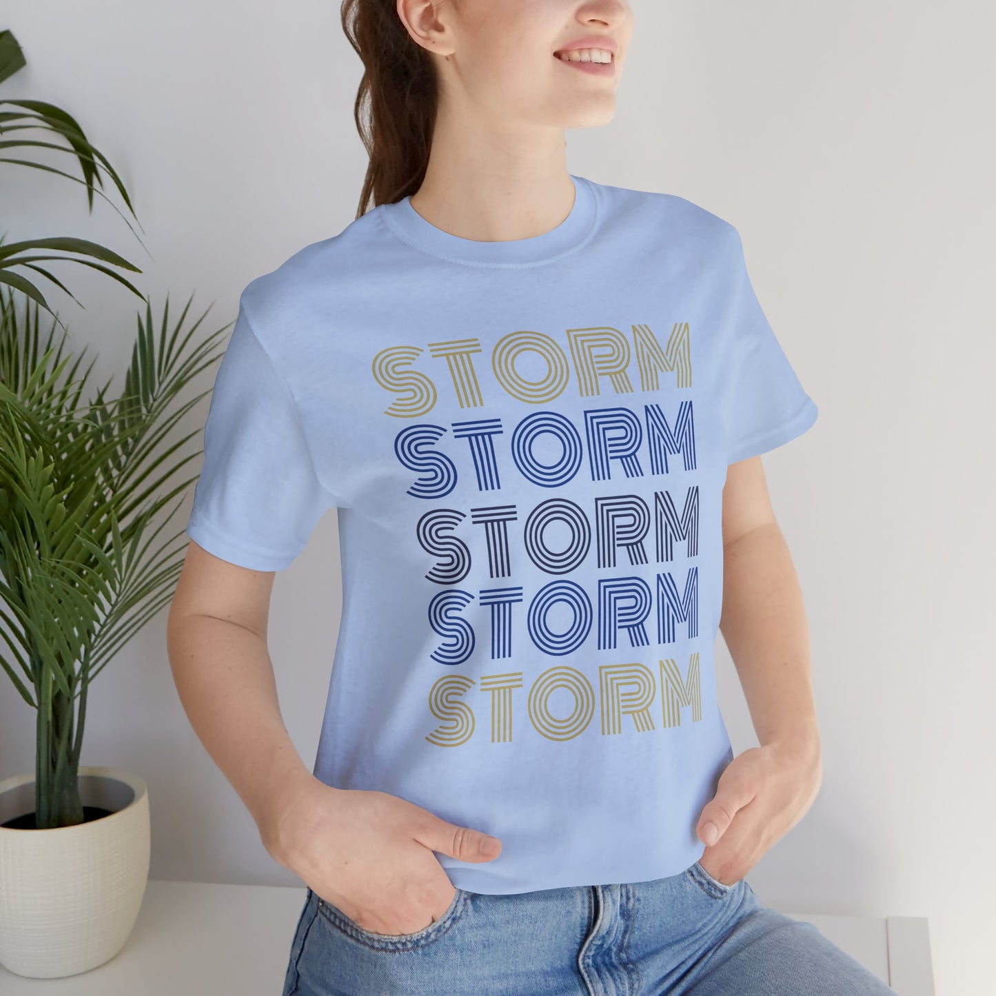 Storm 5x Lines Unisex Jersey Short Sleeve Tee - Multiple Colors