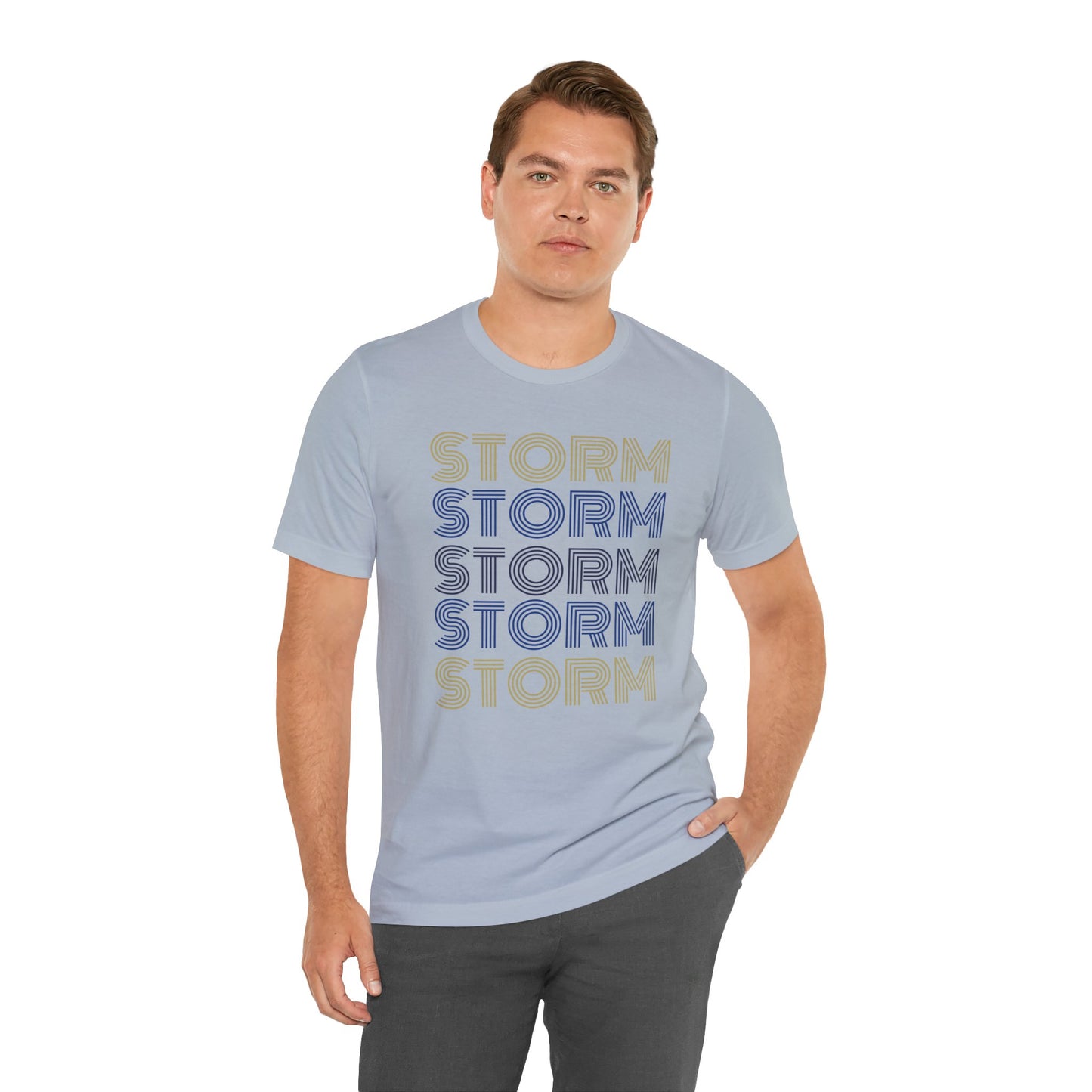 Storm 5x Lines Unisex Jersey Short Sleeve Tee - Multiple Colors