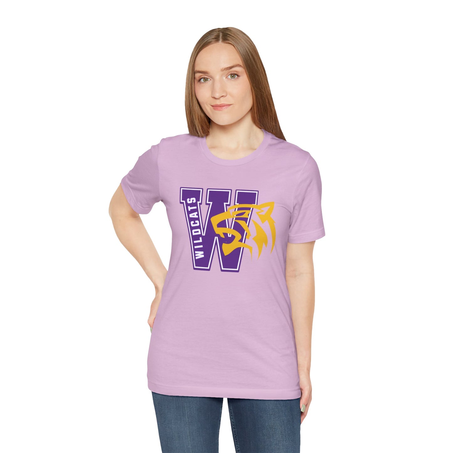 Wildcats Monogram Unisex Jersey Short Sleeve Tee - Multiple Colors