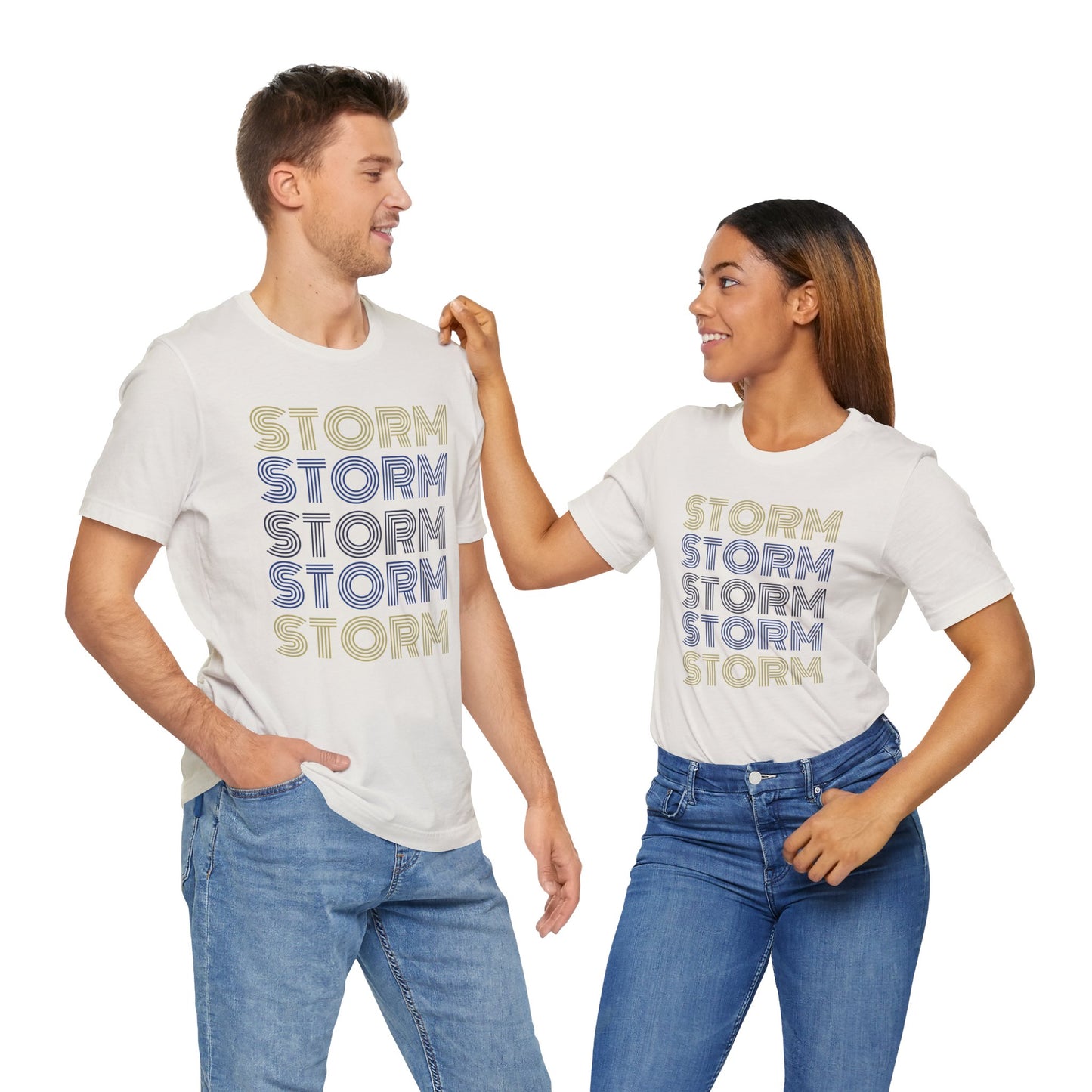 Storm 5x Lines Unisex Jersey Short Sleeve Tee - Multiple Colors