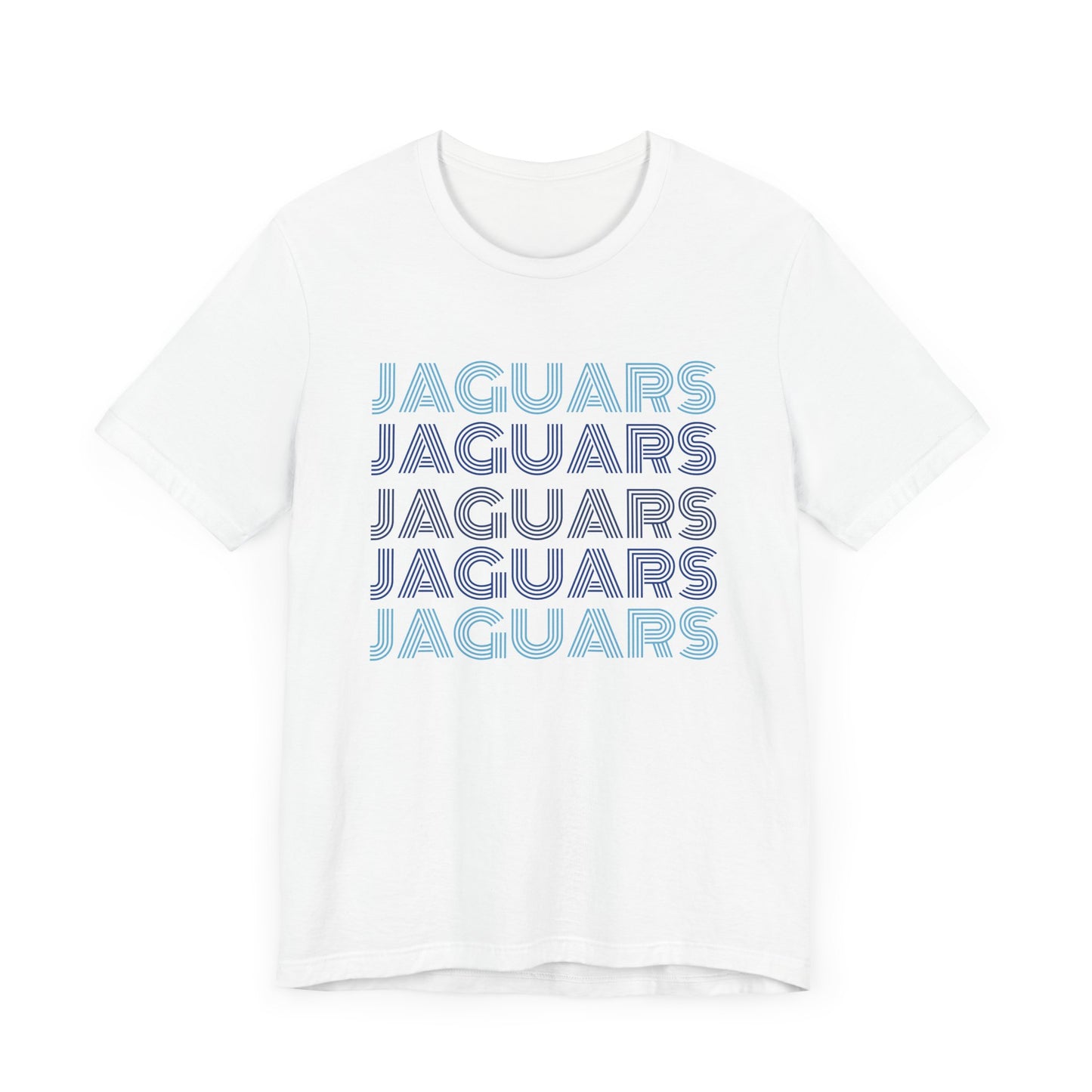 Jaguars 5x Line Unisex Jersey Short Sleeve Tee - Multiple Colors