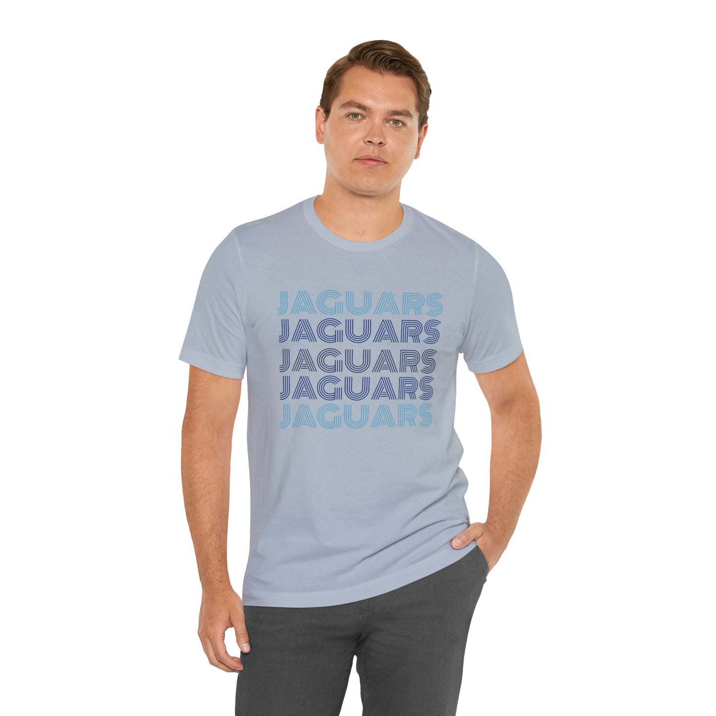 Jaguars 5x Line Unisex Jersey Short Sleeve Tee - Multiple Colors