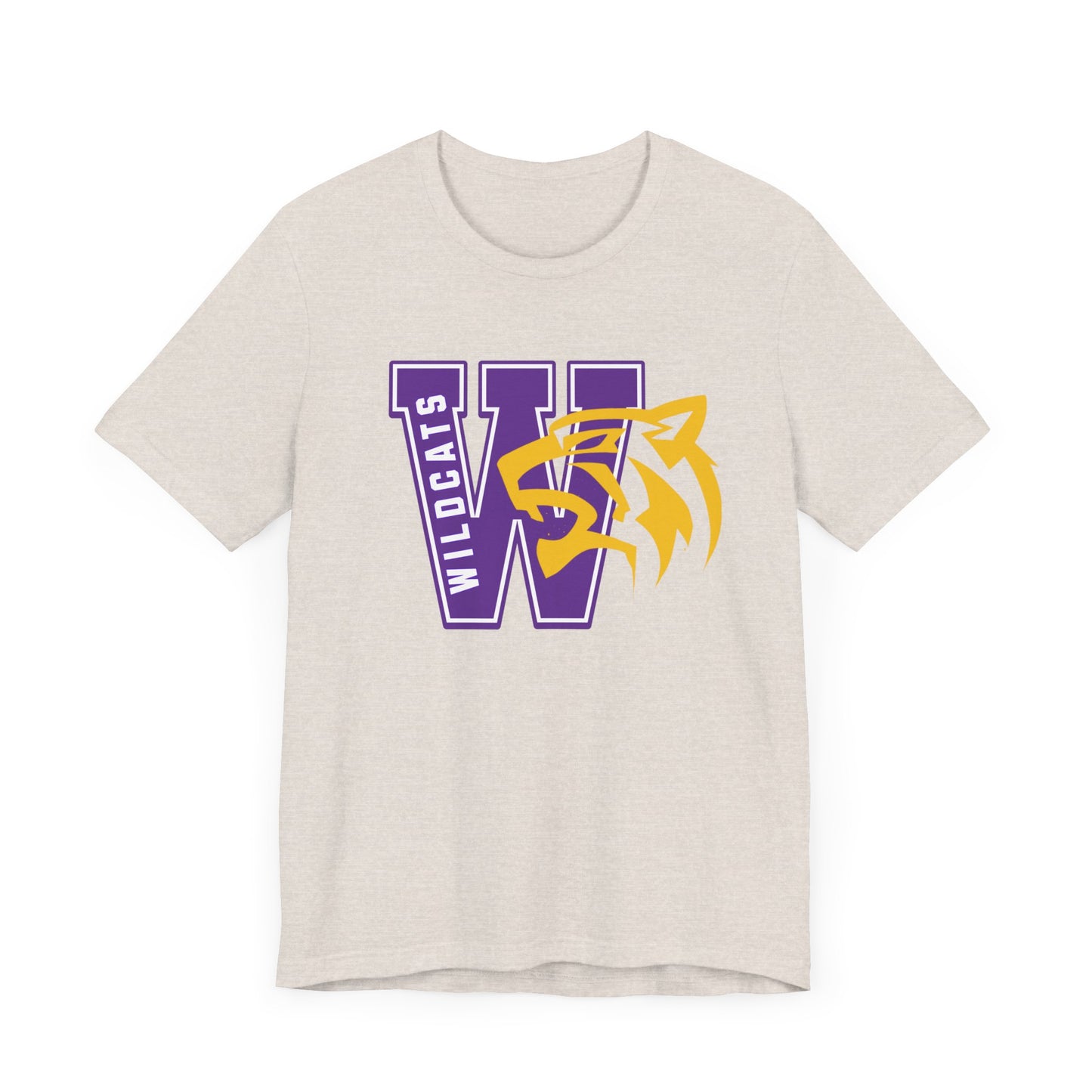 Wildcats Monogram Unisex Jersey Short Sleeve Tee - Multiple Colors