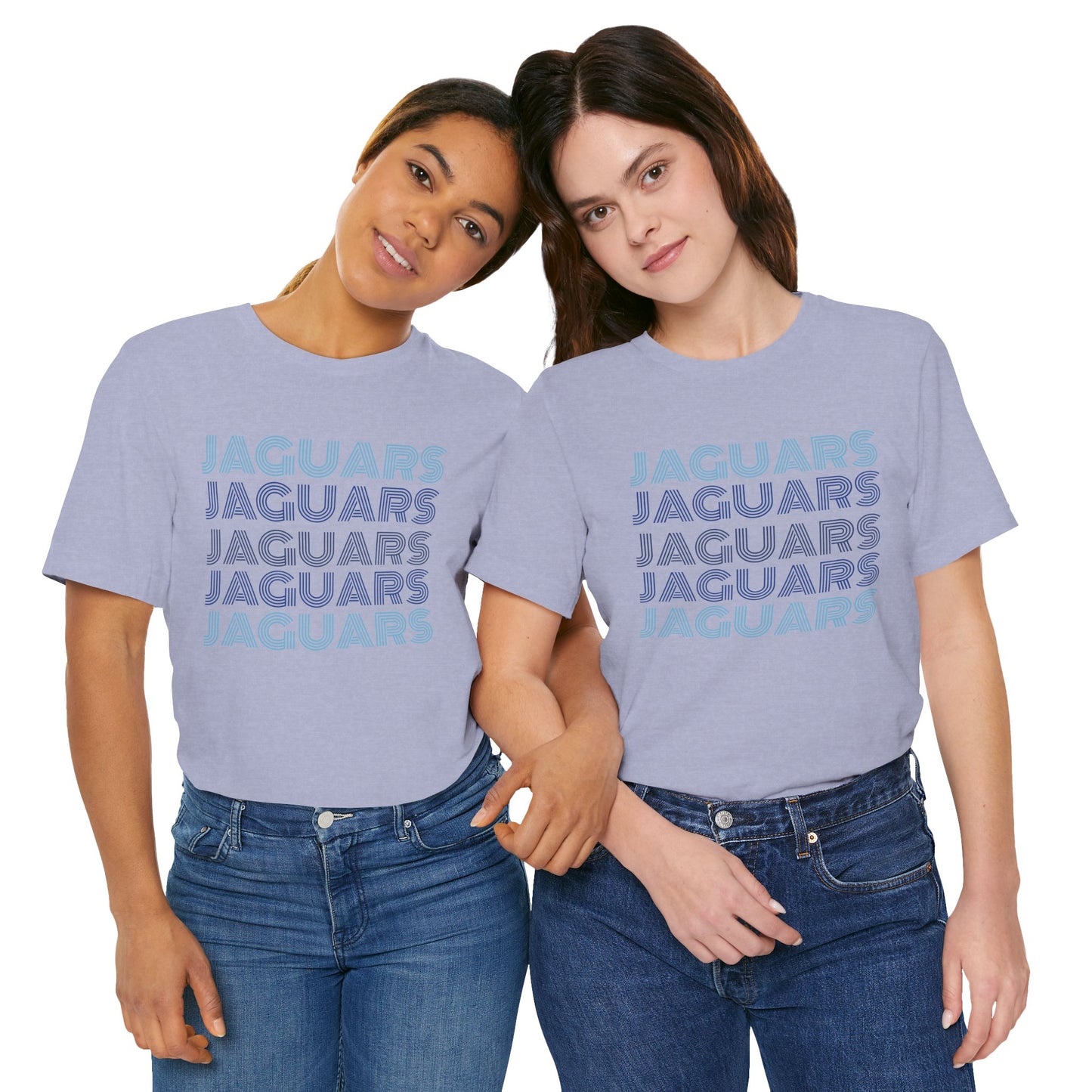 Jaguars 5x Line Unisex Jersey Short Sleeve Tee - Multiple Colors