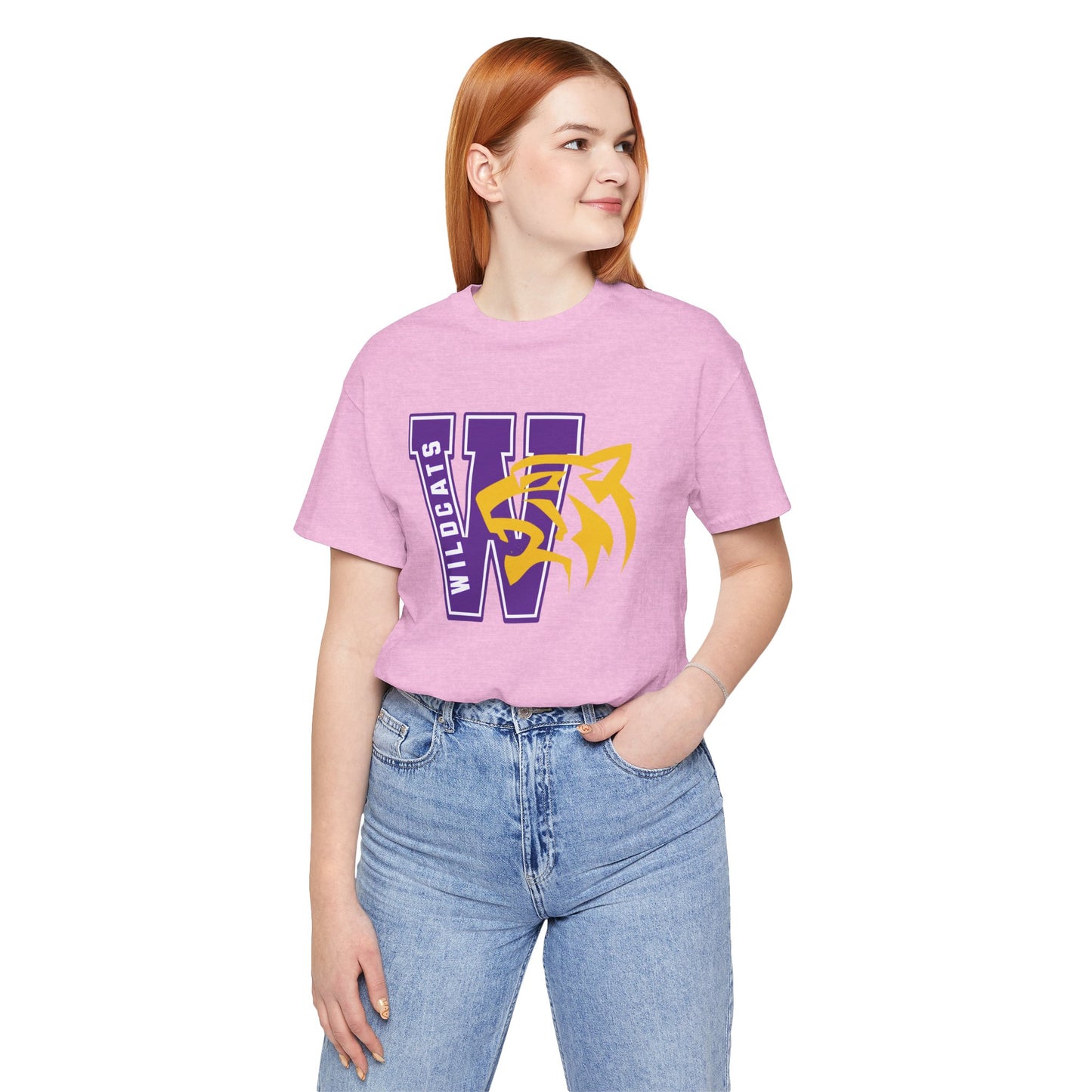 Wildcats Monogram Unisex Jersey Short Sleeve Tee - Multiple Colors