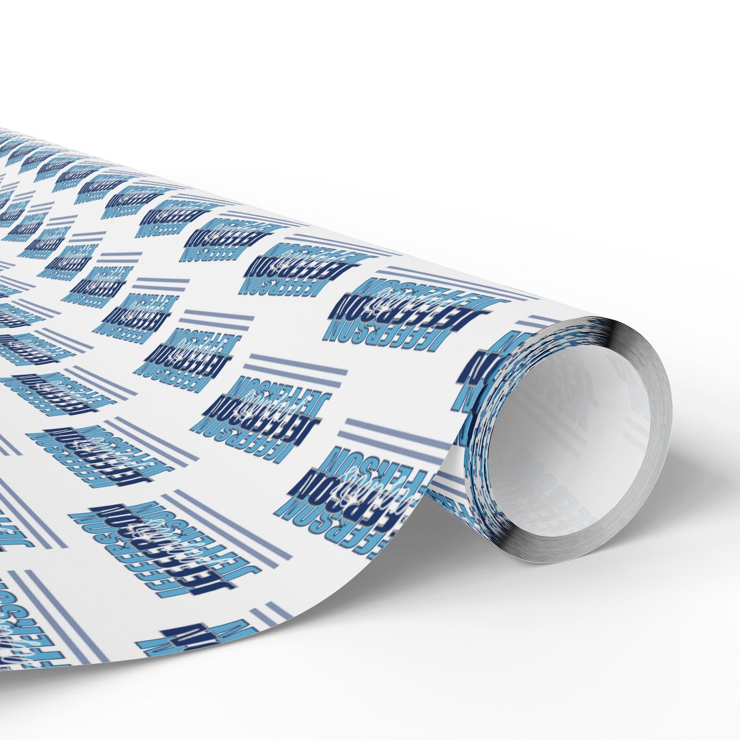 Jefferson Jaguars Wrapping Paper - White