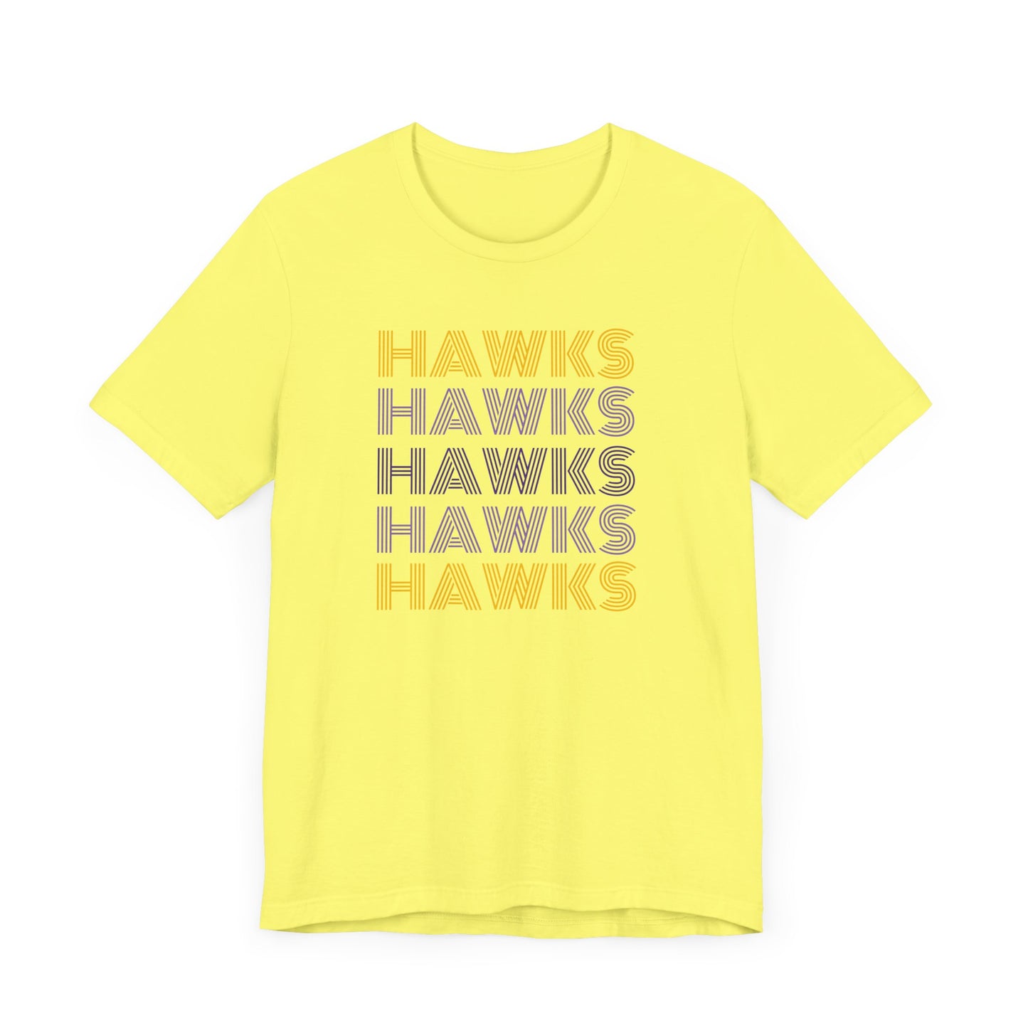 Hawks 5x Lines Unisex Jersey Short Sleeve Tee - Multiple Colors