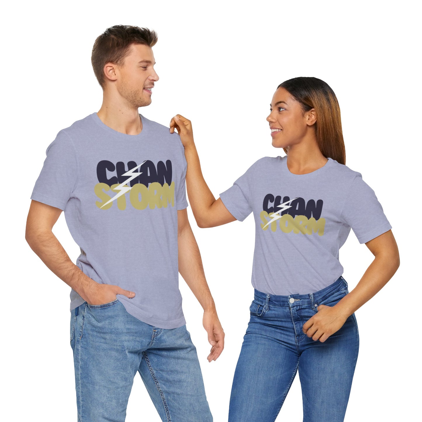 Chan Storm Bubble Letters Unisex Jersey Short Sleeve Tee - Multiple Colors