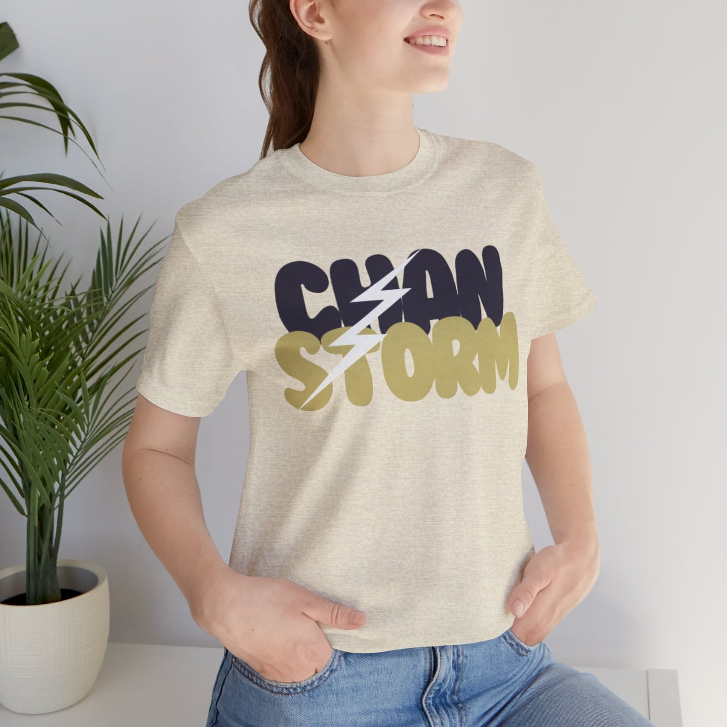 Chan Storm Bubble Letters Unisex Jersey Short Sleeve Tee - Multiple Colors