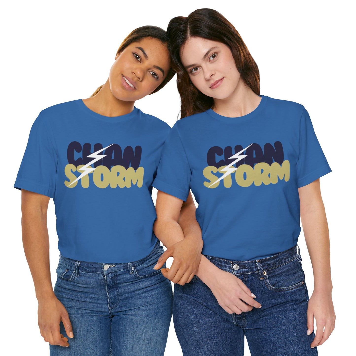 Chan Storm Bubble Letters Unisex Jersey Short Sleeve Tee - Multiple Colors