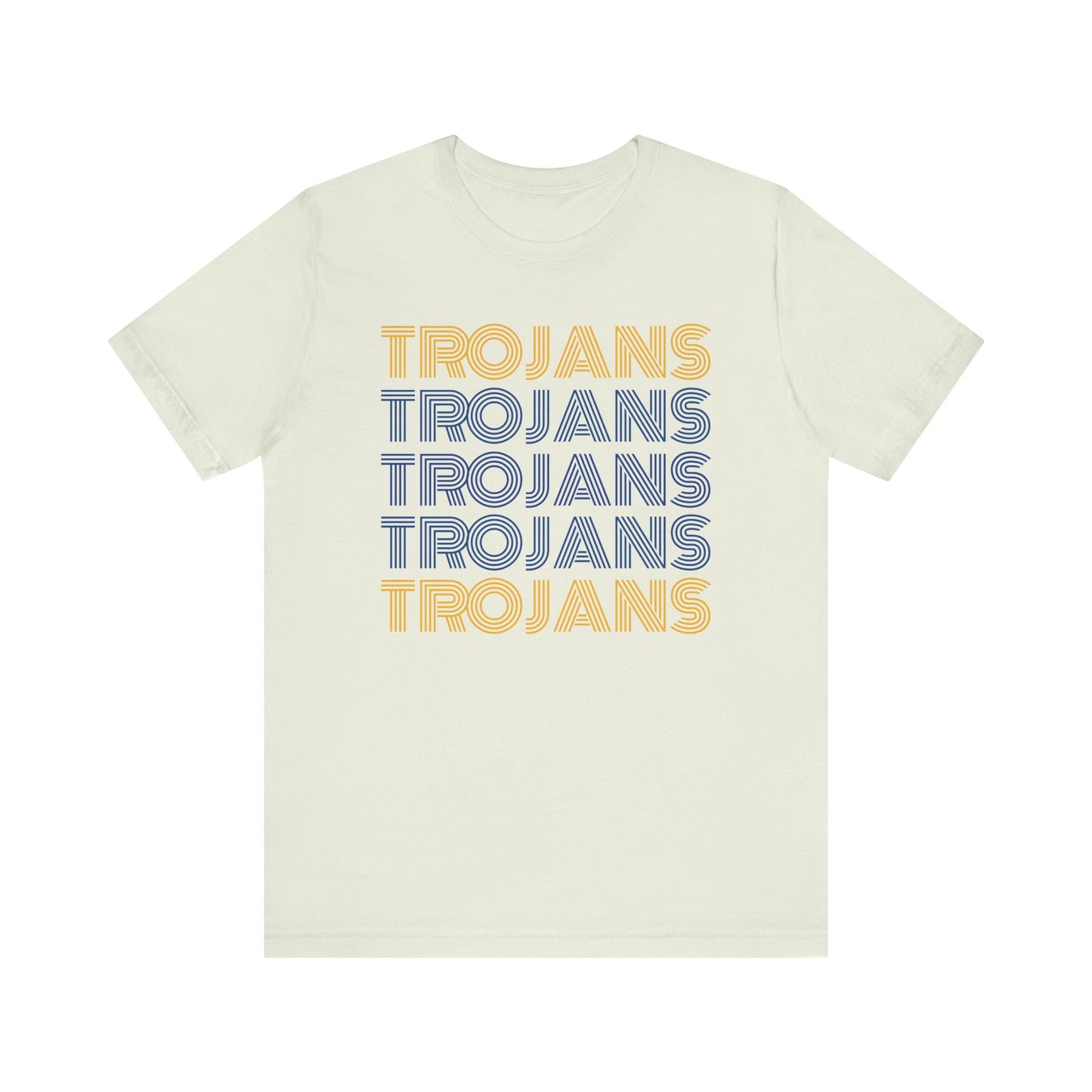 Trojans 5x Line Unisex Jersey Short Sleeve Tee - Multiple Colors