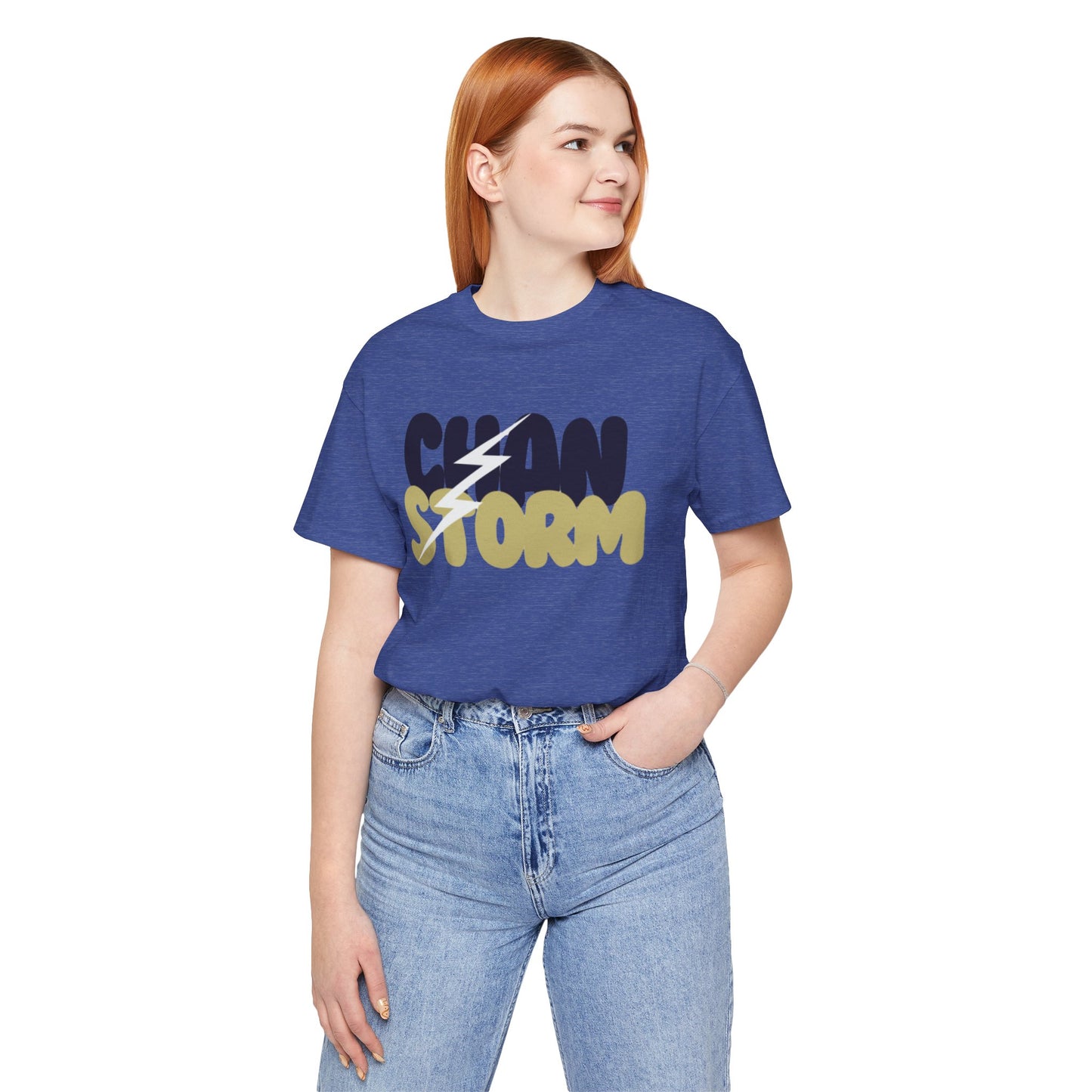 Chan Storm Bubble Letters Unisex Jersey Short Sleeve Tee - Multiple Colors