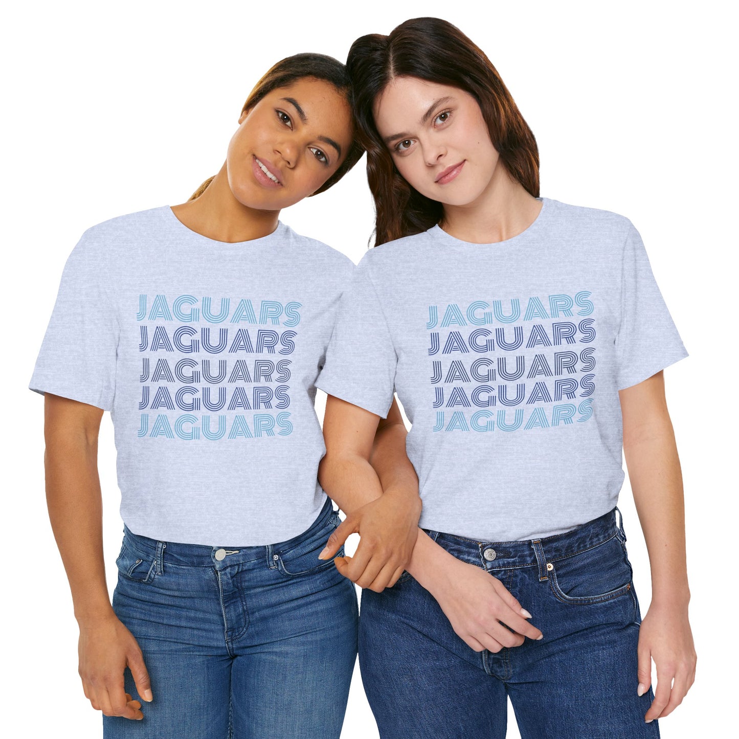 Jaguars 5x Line Unisex Jersey Short Sleeve Tee - Multiple Colors