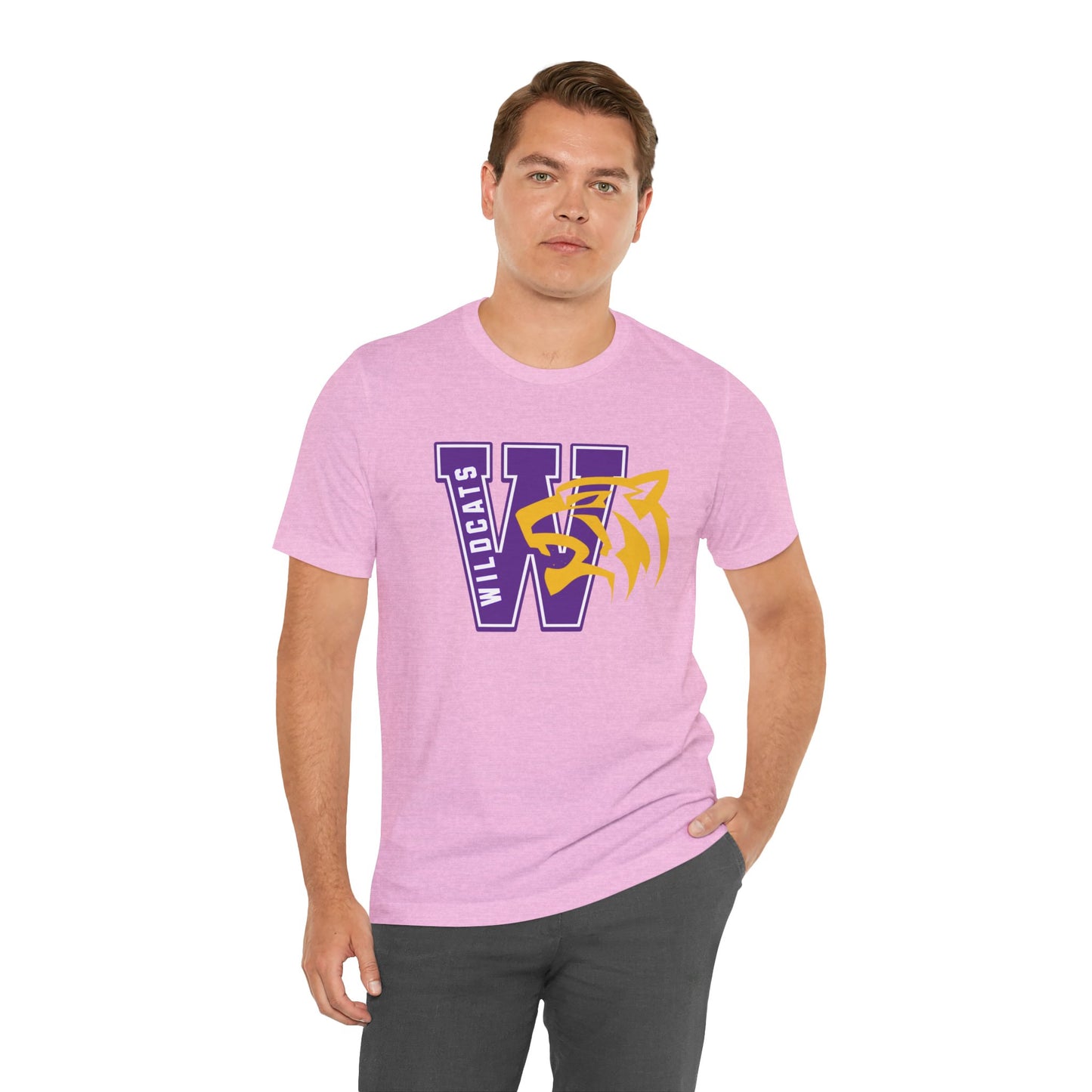 Wildcats Monogram Unisex Jersey Short Sleeve Tee - Multiple Colors