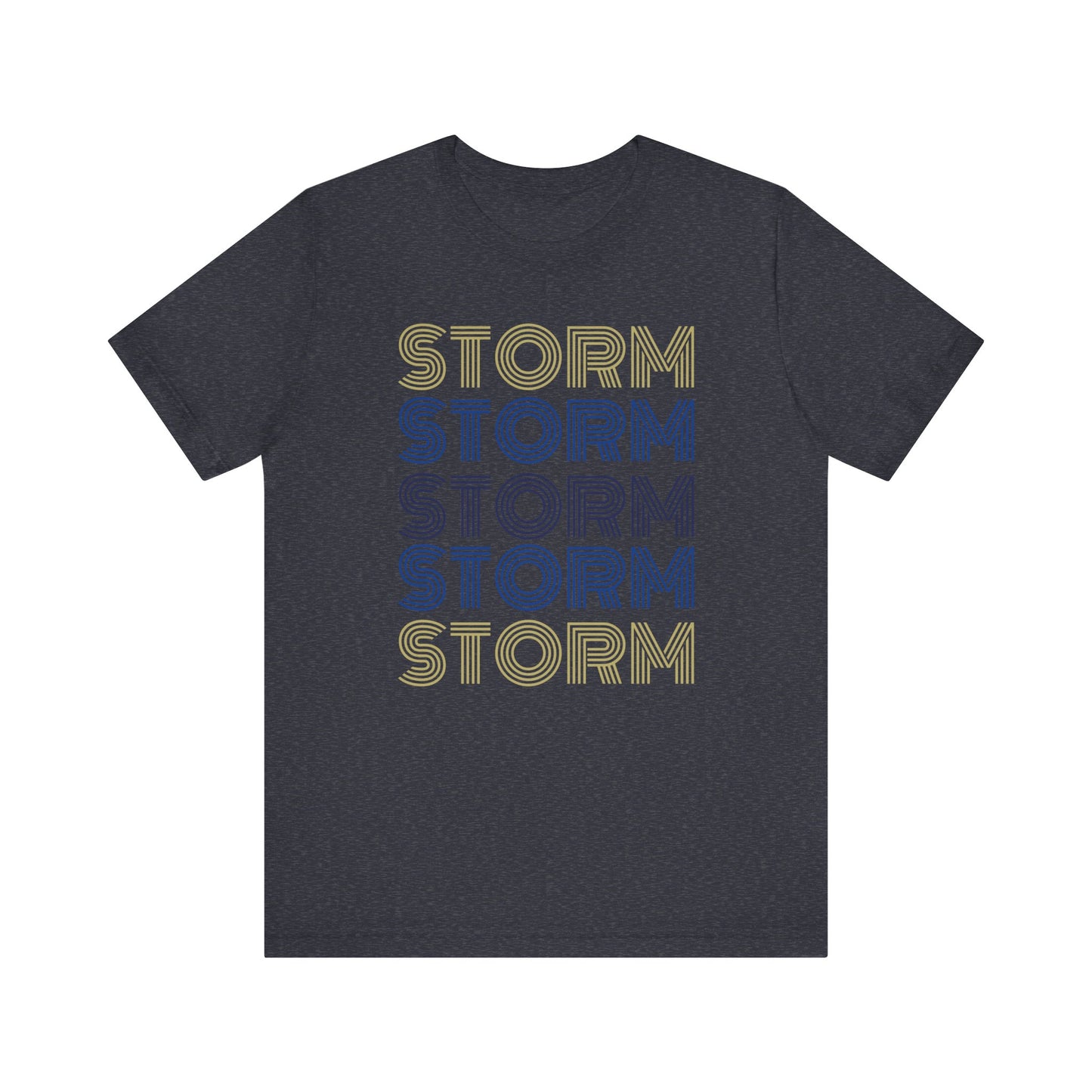 Storm 5x Lines Unisex Jersey Short Sleeve Tee - Multiple Colors