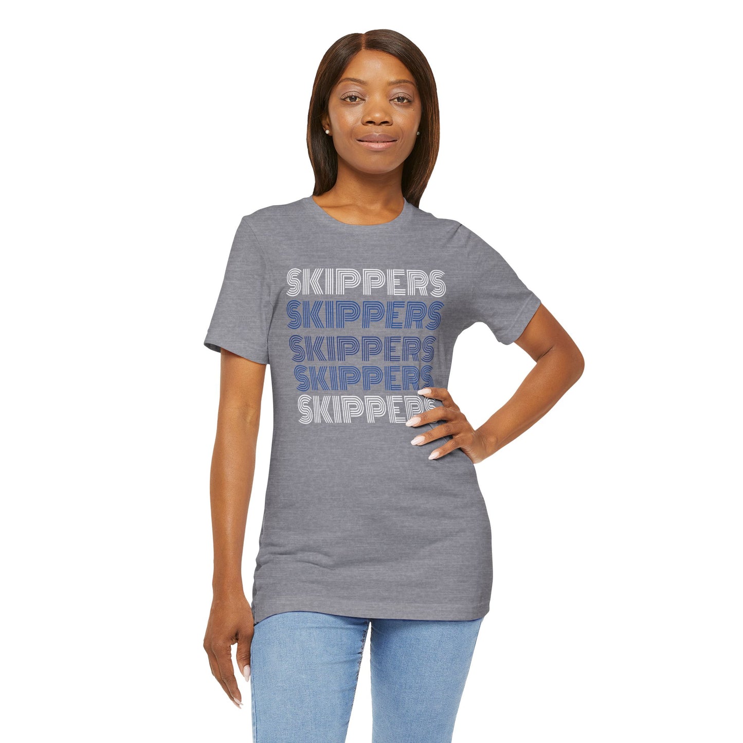 Skippers 5x Line Unisex Jersey Short Sleeve Tee - Multiple Colors