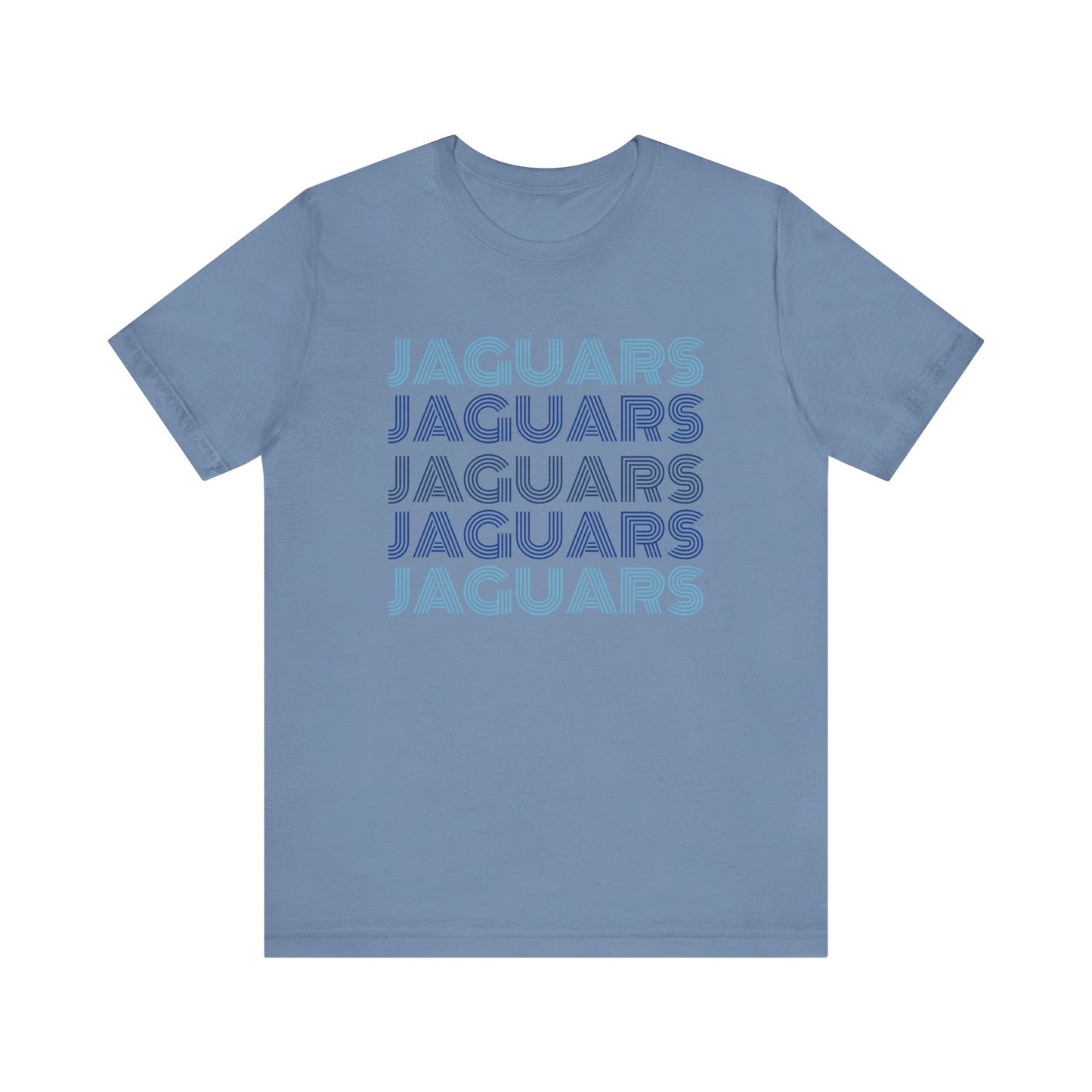 Jaguars 5x Line Unisex Jersey Short Sleeve Tee - Multiple Colors