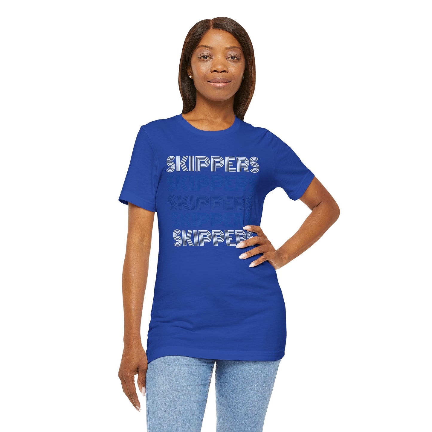 Skippers 5x Line Unisex Jersey Short Sleeve Tee - Multiple Colors