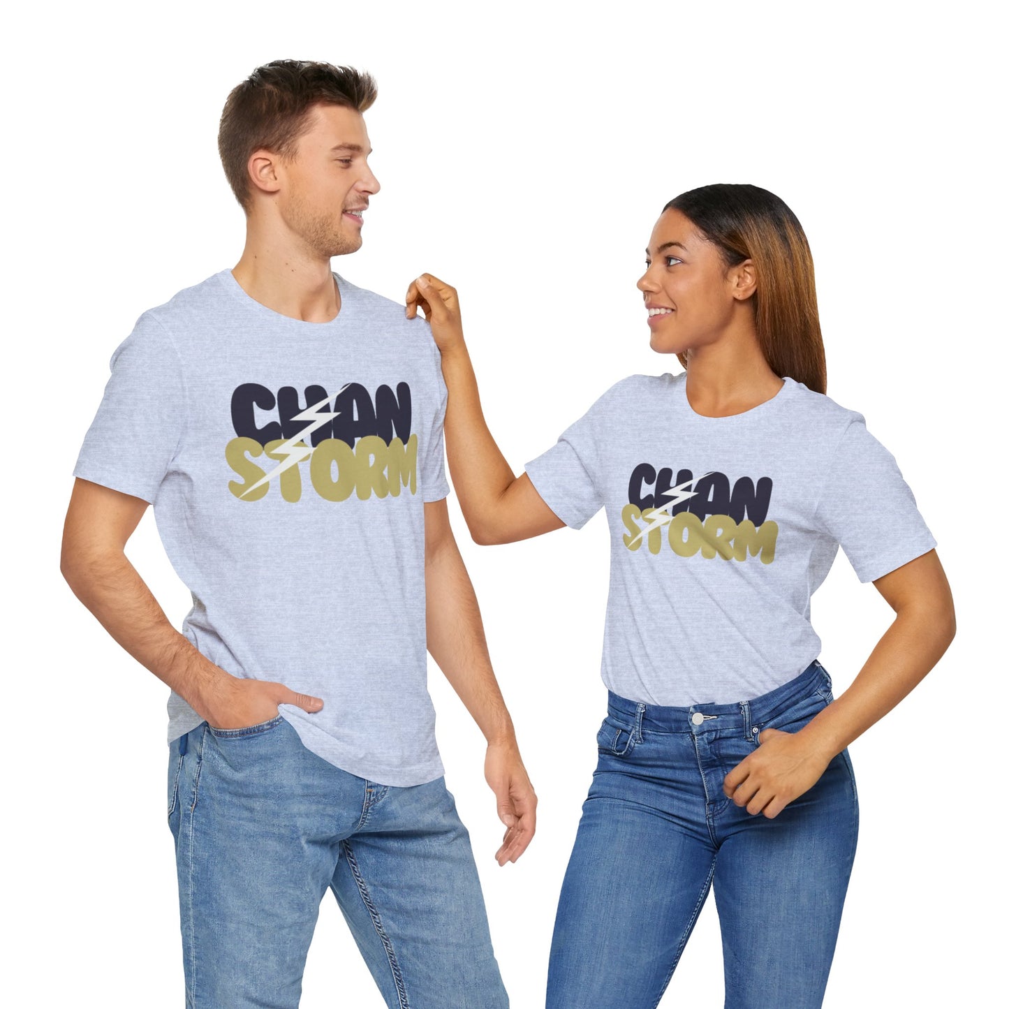 Chan Storm Bubble Letters Unisex Jersey Short Sleeve Tee - Multiple Colors