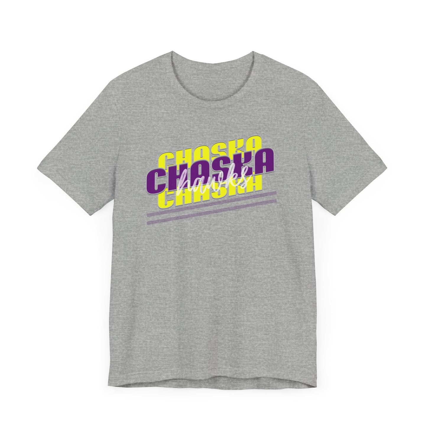 Chaska Hawks Unisex Jersey Short Sleeve Tee - Multiple Colors