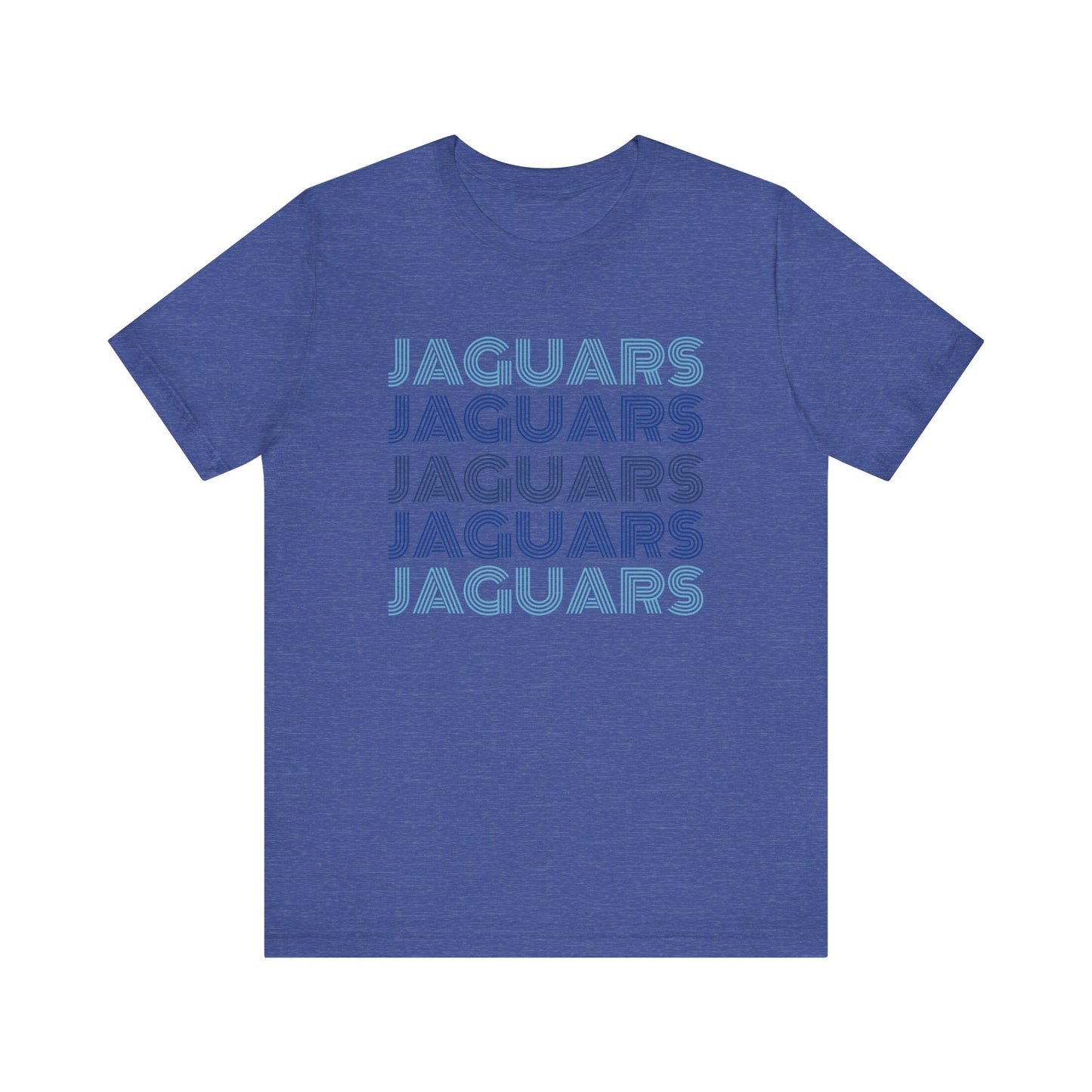 Jaguars 5x Line Unisex Jersey Short Sleeve Tee - Multiple Colors