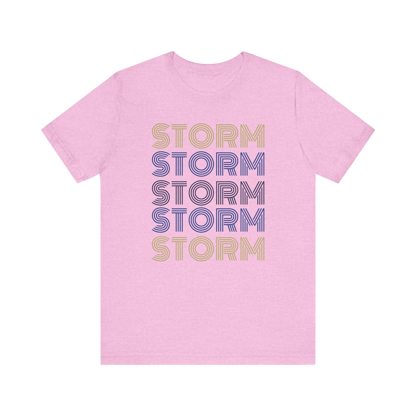 Storm 5x Lines Unisex Jersey Short Sleeve Tee - Multiple Colors