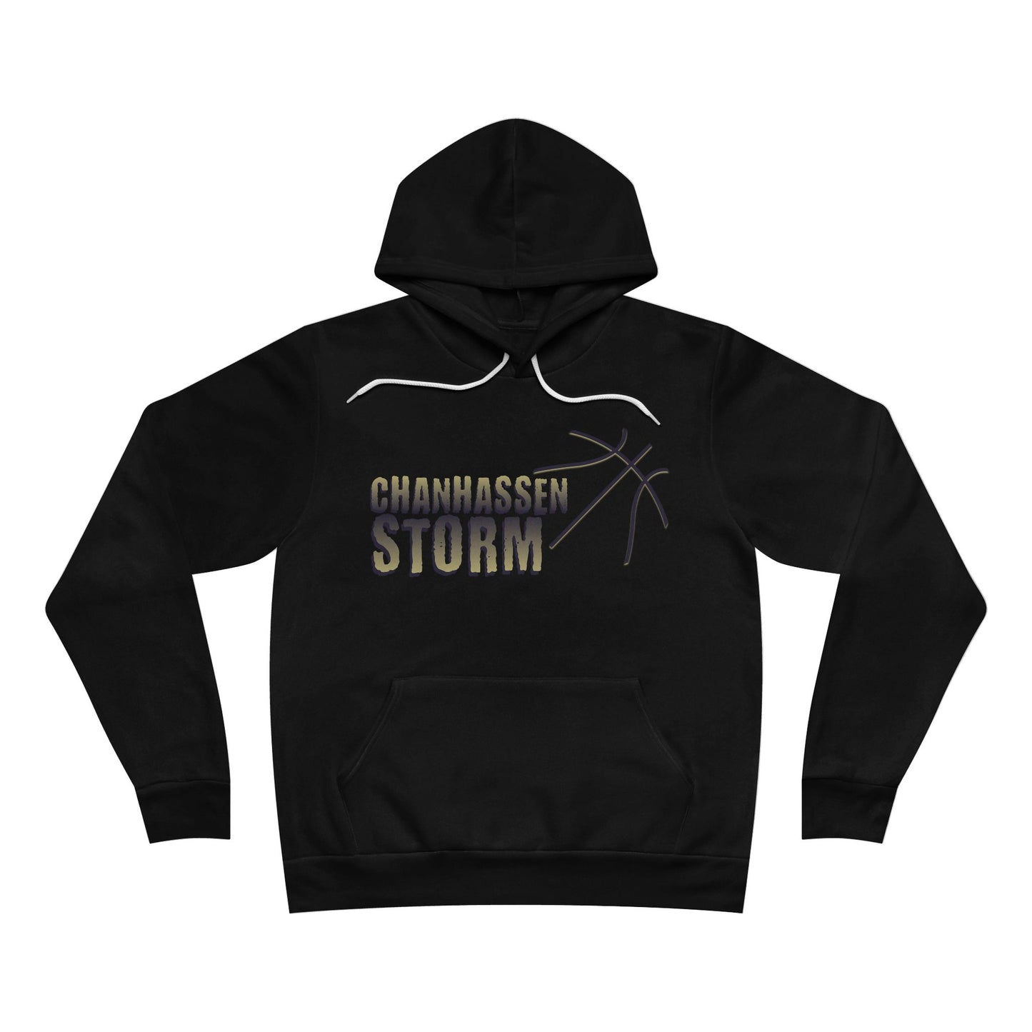 Chanhassen Basketball Outline Unisex Sponge Fleece Pullover Hoodie