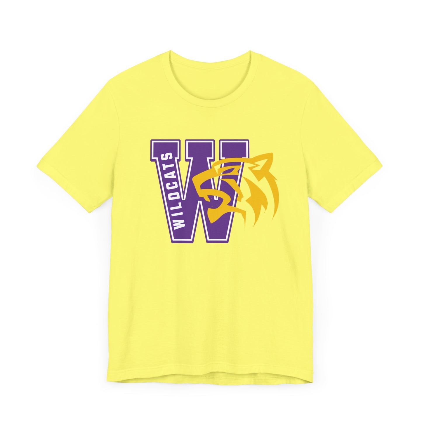 Wildcats Monogram Unisex Jersey Short Sleeve Tee - Multiple Colors