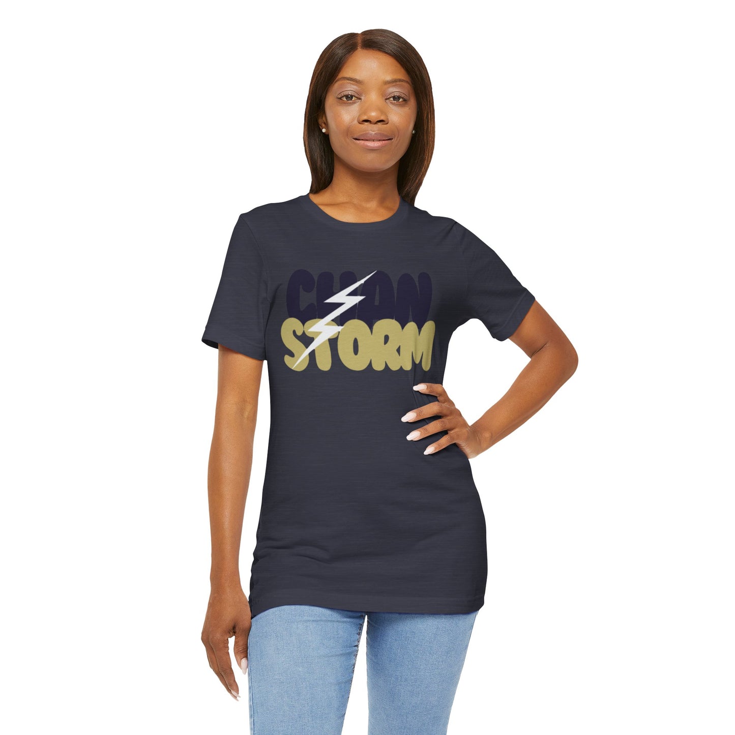 Chan Storm Bubble Letters Unisex Jersey Short Sleeve Tee - Multiple Colors