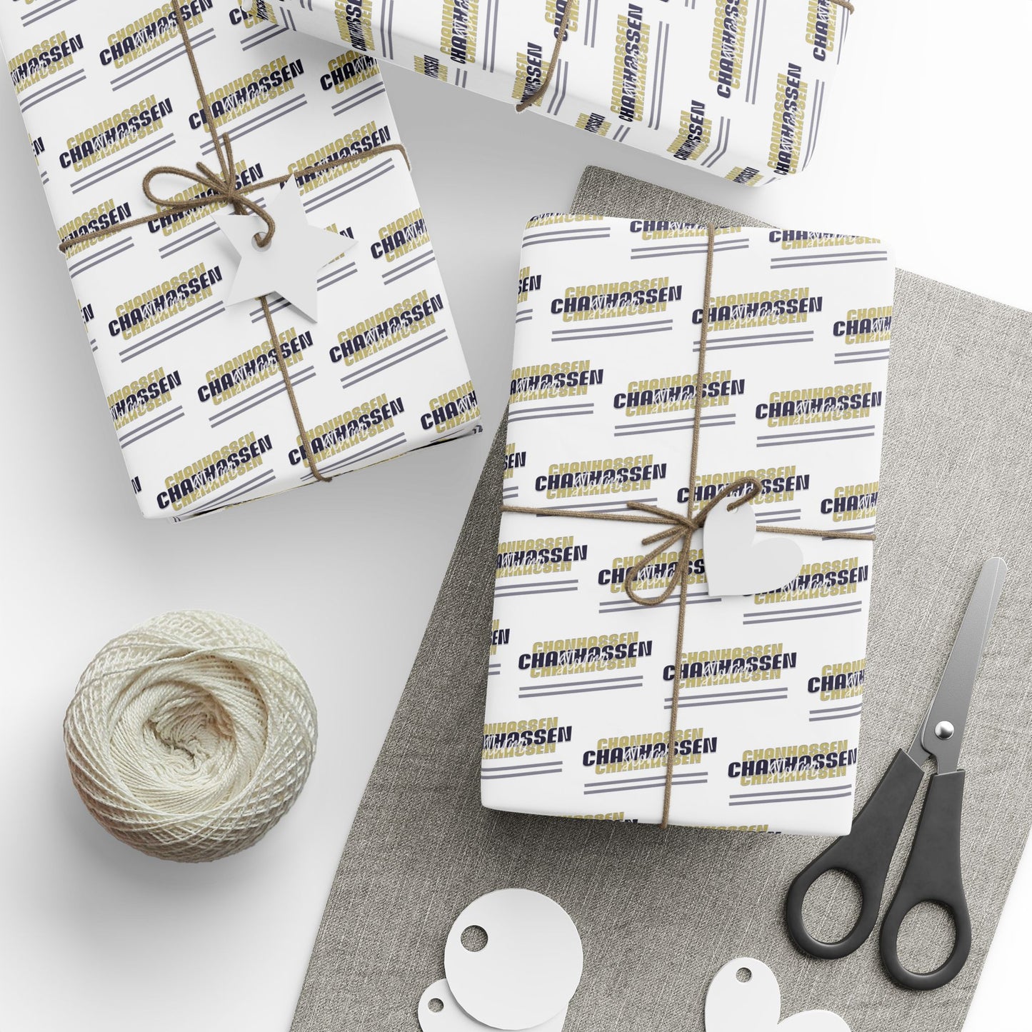 Chanhassen Storm Wrapping Paper - White