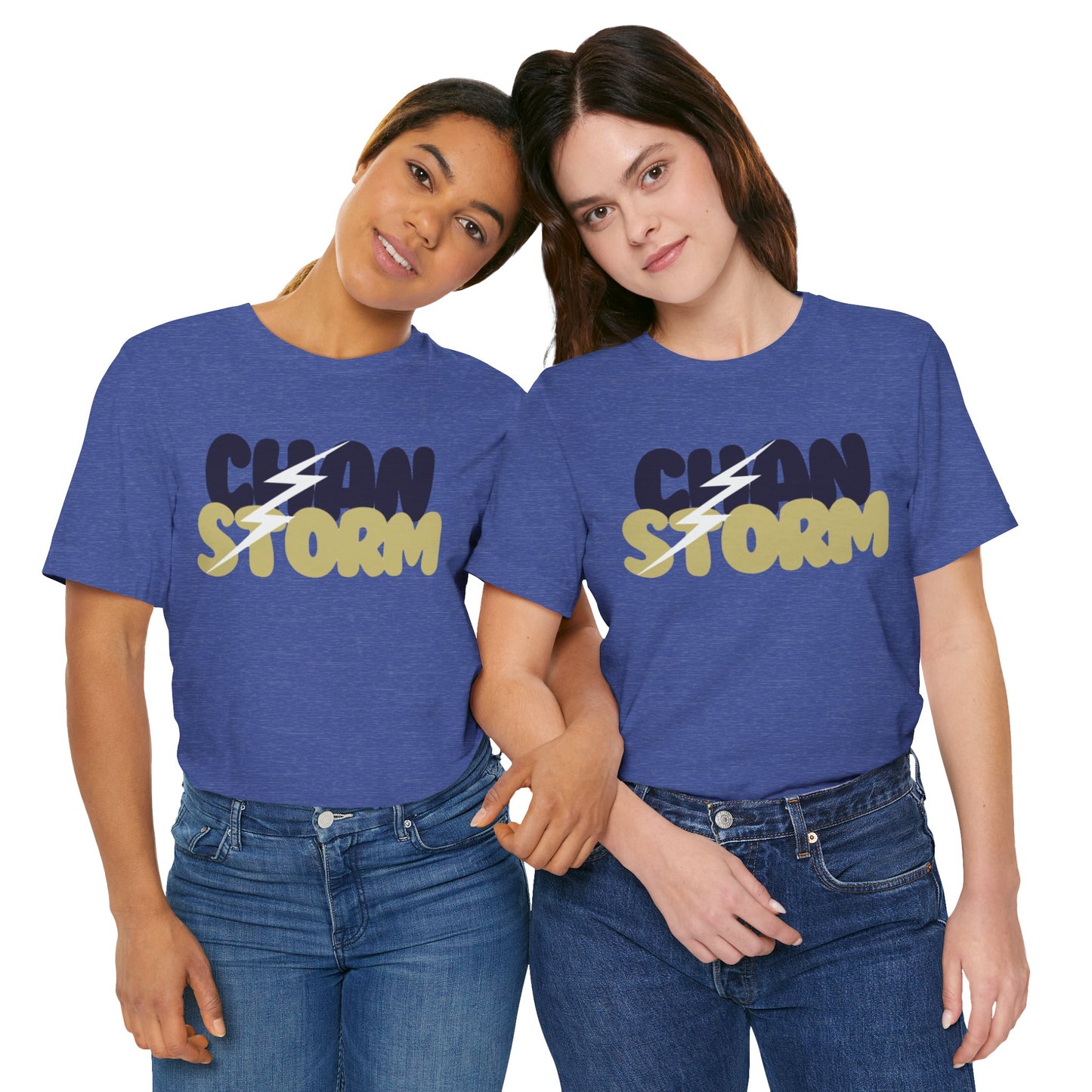 Chan Storm Bubble Letters Unisex Jersey Short Sleeve Tee - Multiple Colors