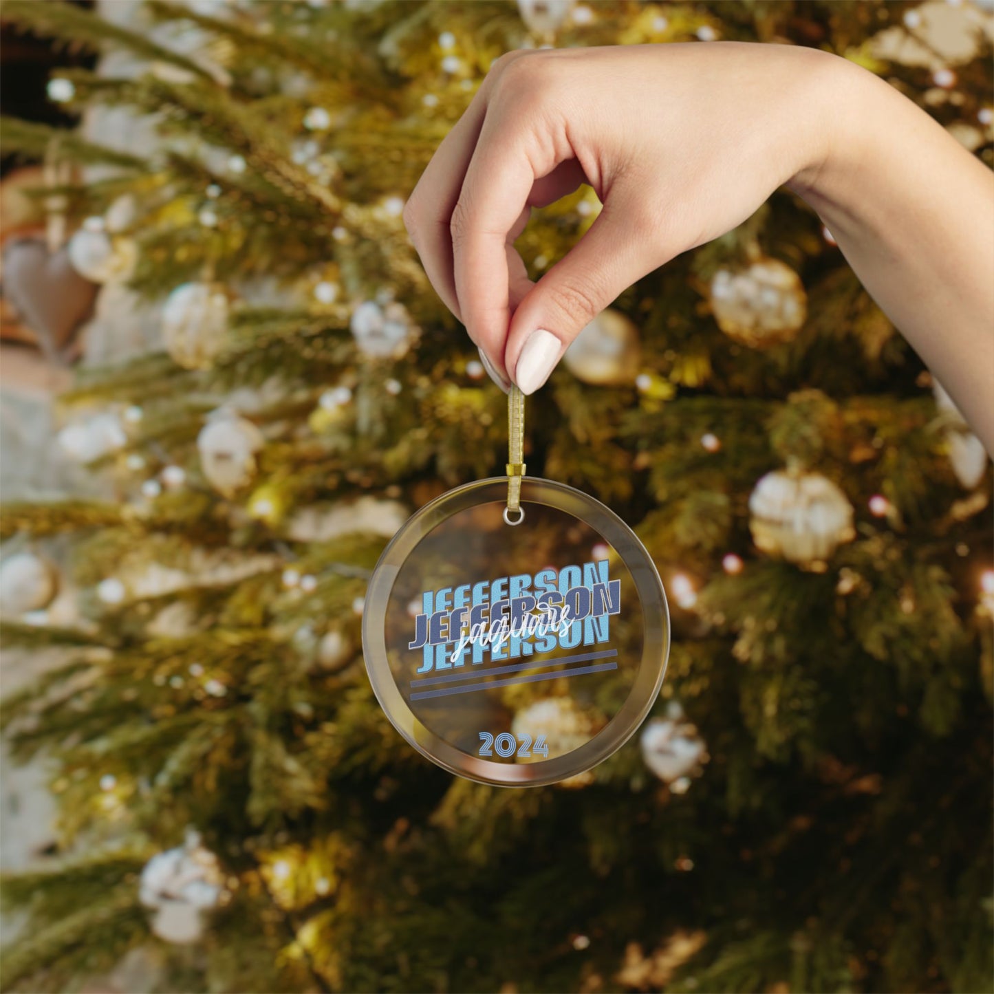 Jefferson Glass Ornament - 2024