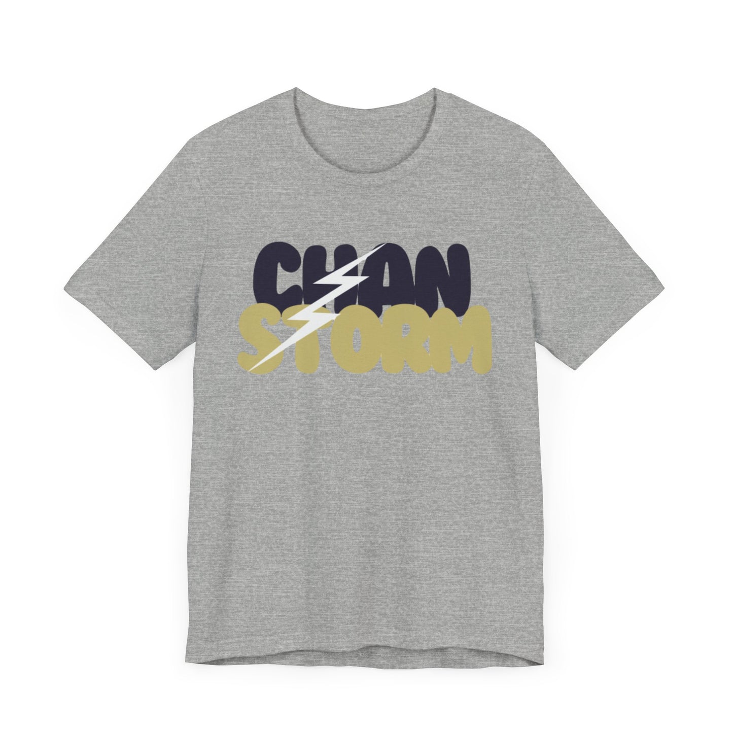 Chan Storm Bubble Letters Unisex Jersey Short Sleeve Tee - Multiple Colors