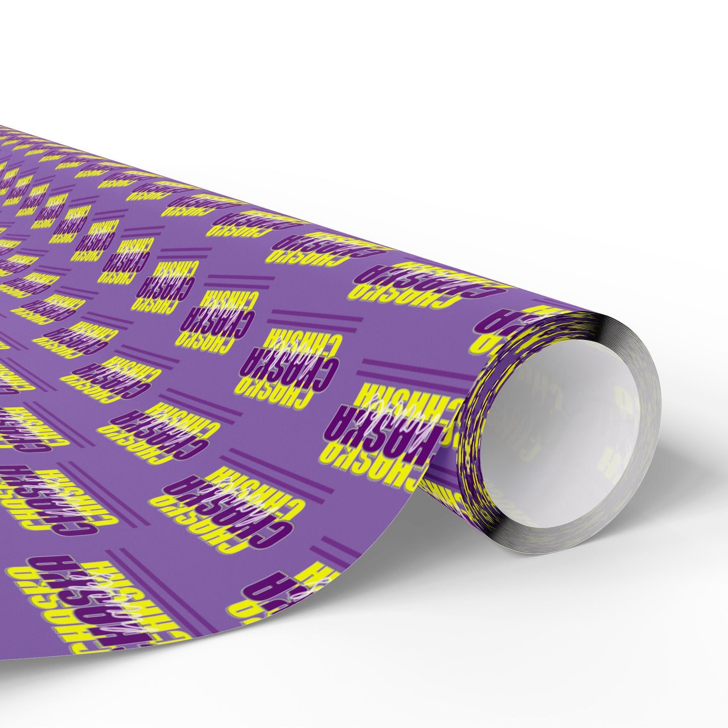 Chaska Hawks Wrapping Paper - Purple